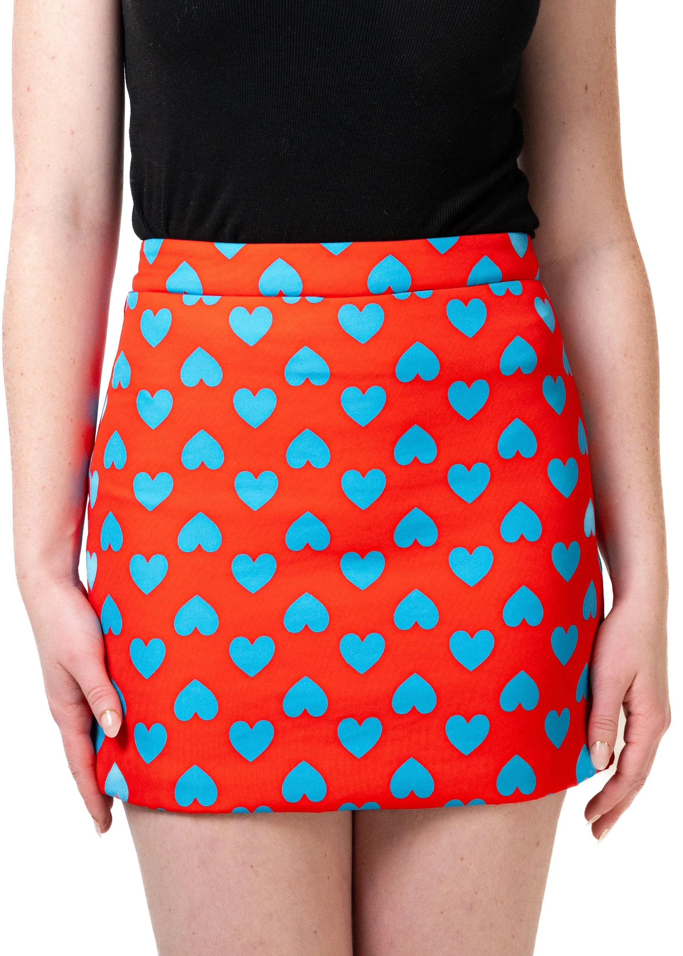 Hearted Quilted Mini Skirt sold by Kate Hewko product image thumbnail 4