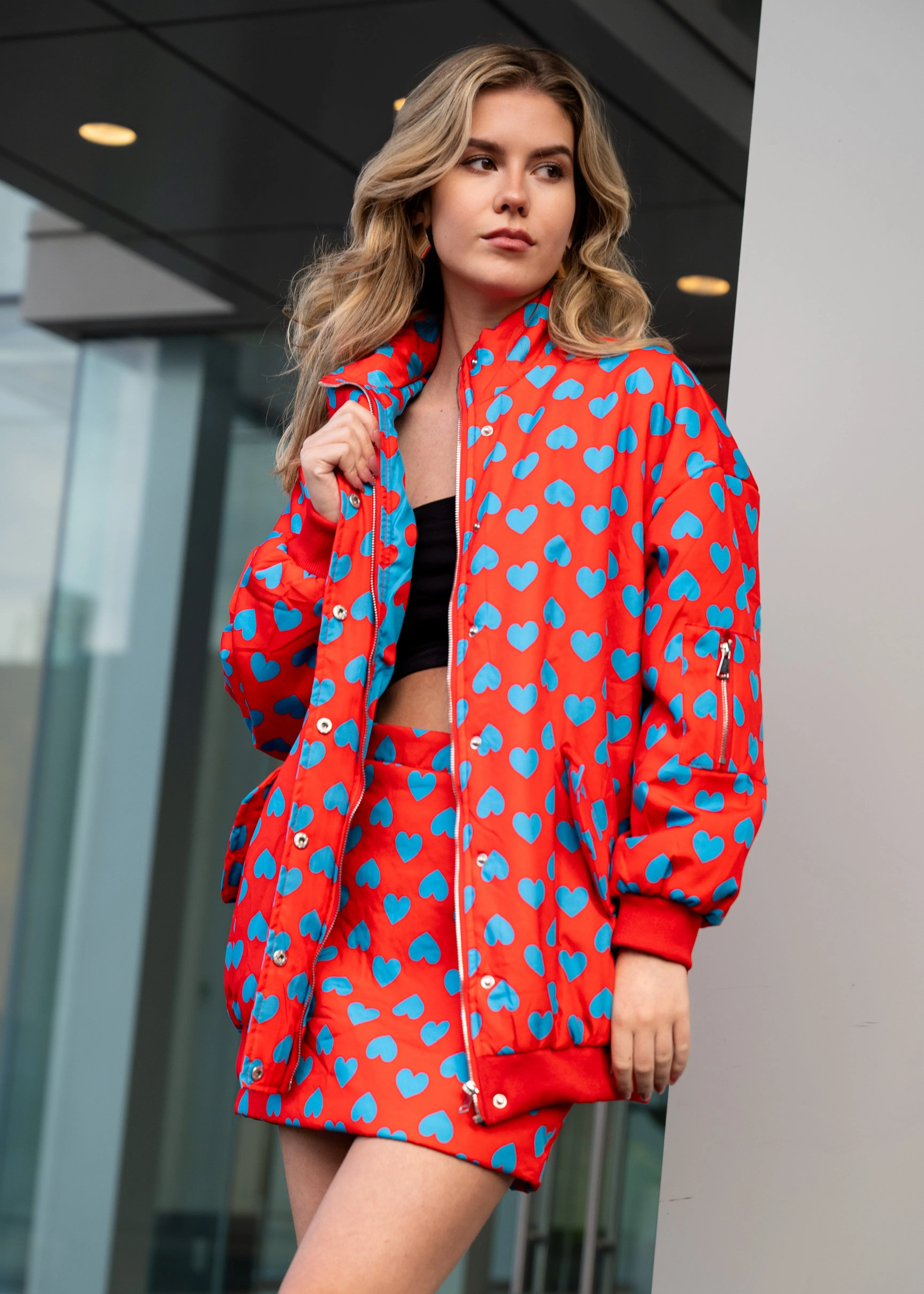 Hearted Quilted Mini Skirt sold by Kate Hewko product image thumbnail 3