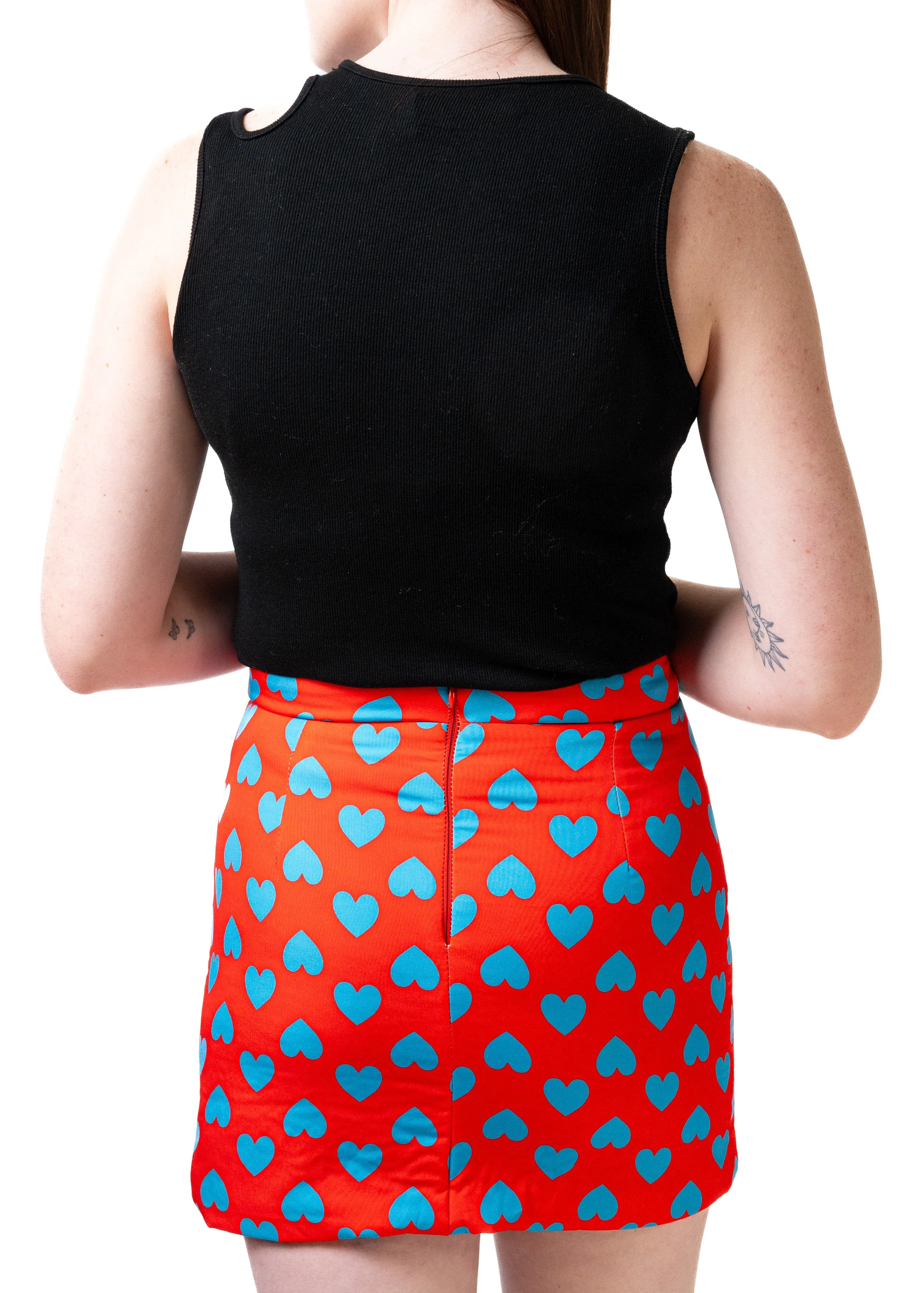 Hearted Quilted Mini Skirt sold by Kate Hewko product image thumbnail 5