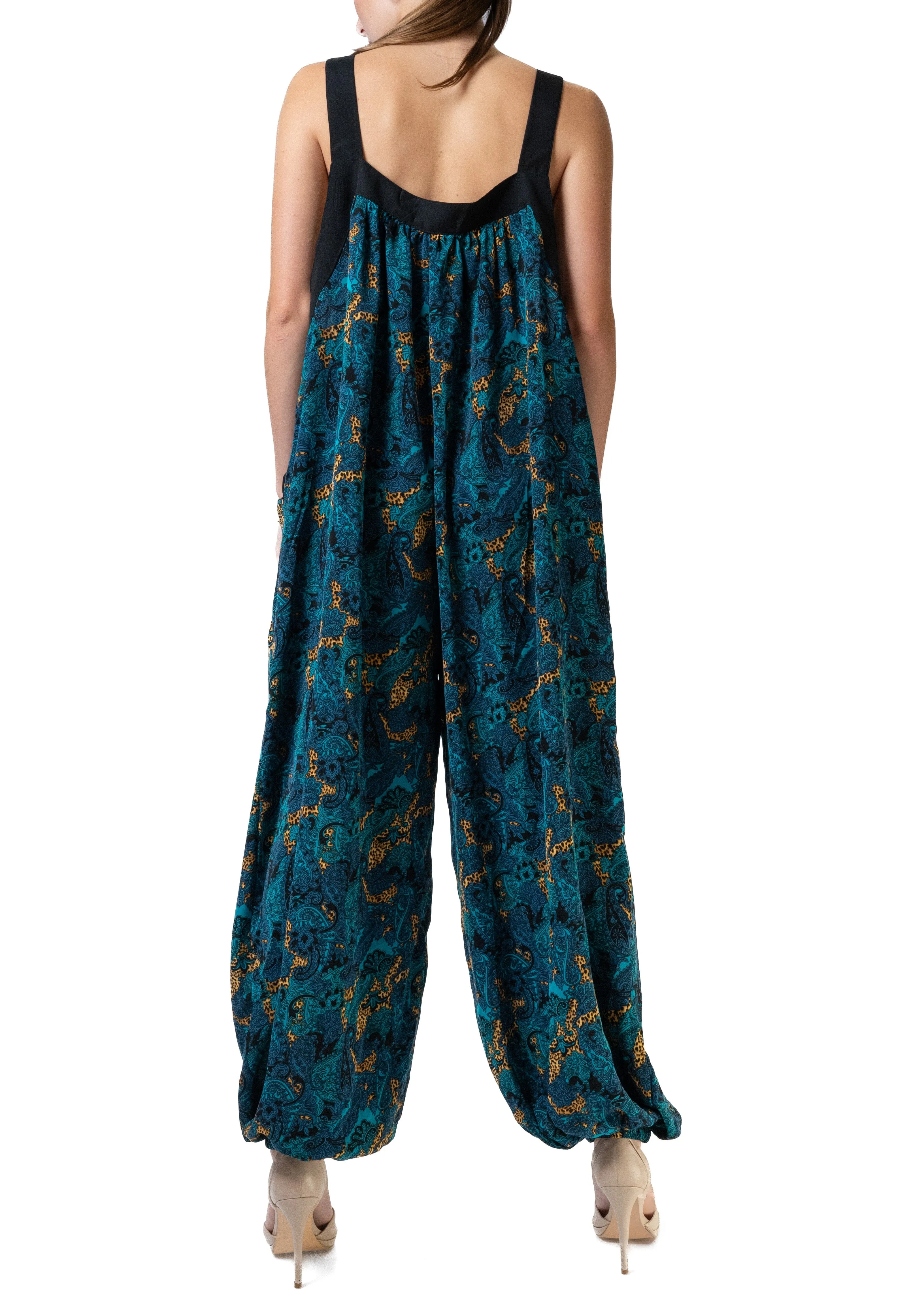 Paisley Printed Overalls sold by Kate Hewko product image thumbnail 4