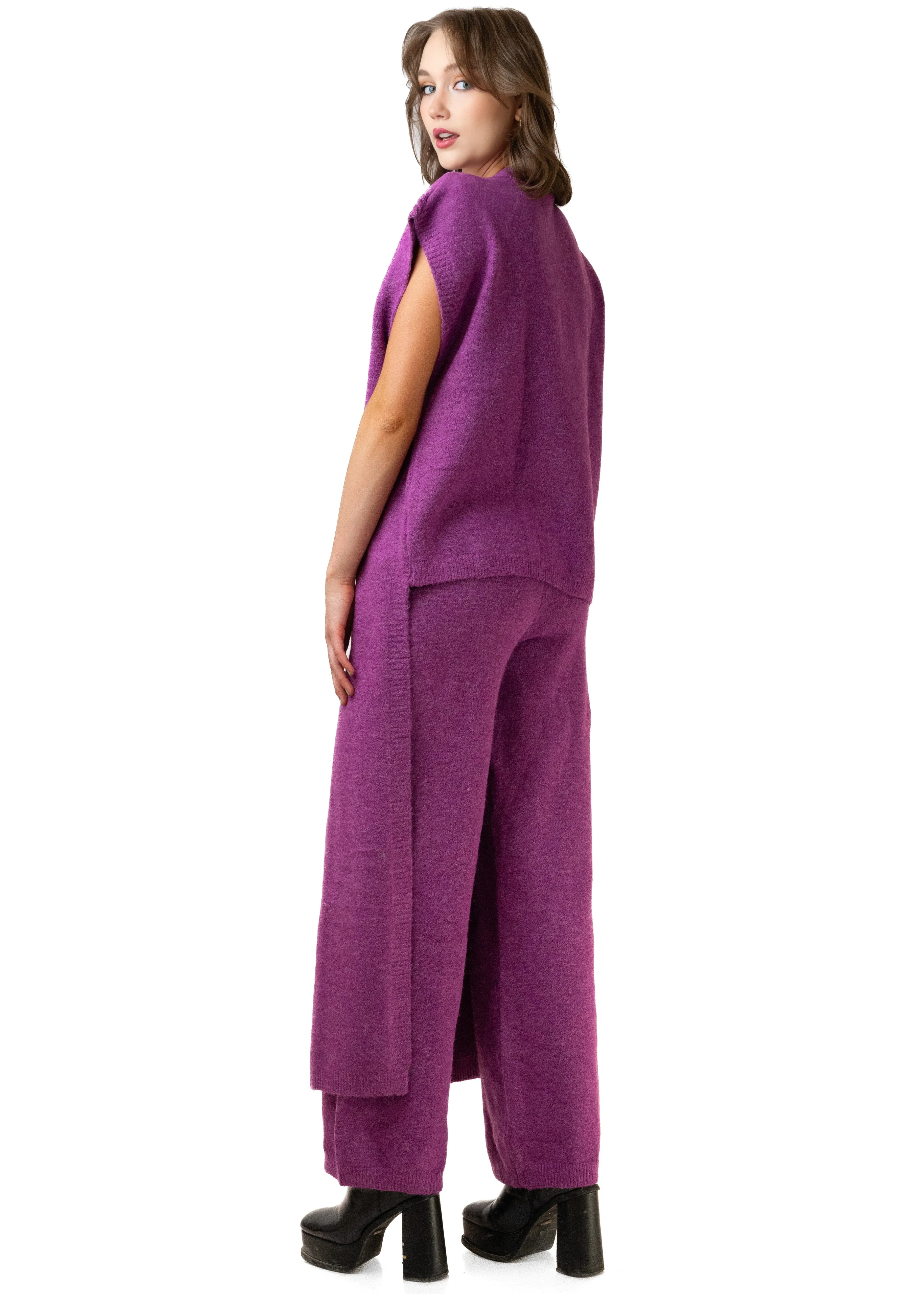 Sleeveless Knitted Pant Set sold by Kate Hewko product image thumbnail 4
