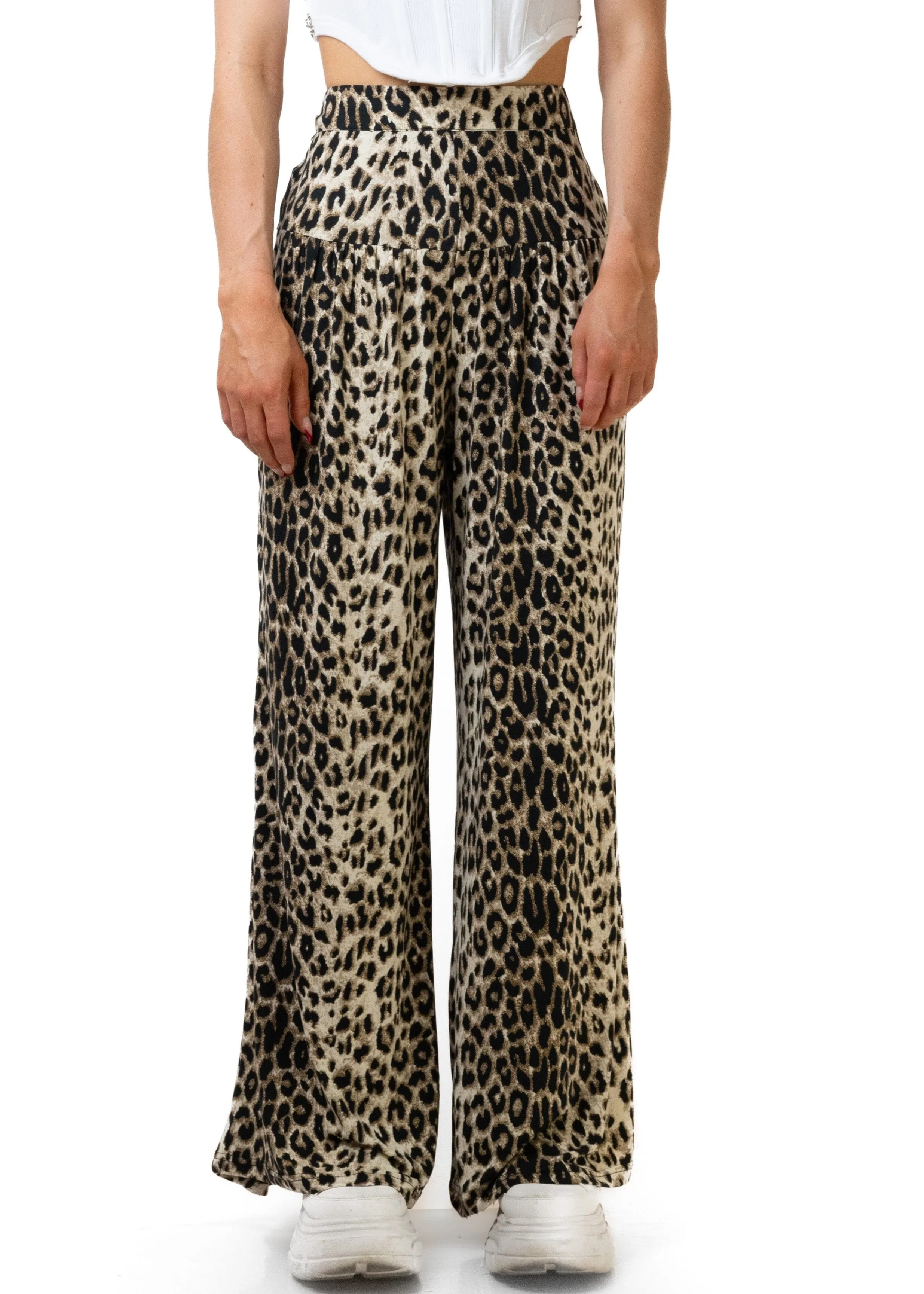 Leopard Print Palazzo Pant sold by Kate Hewko product image thumbnail 3