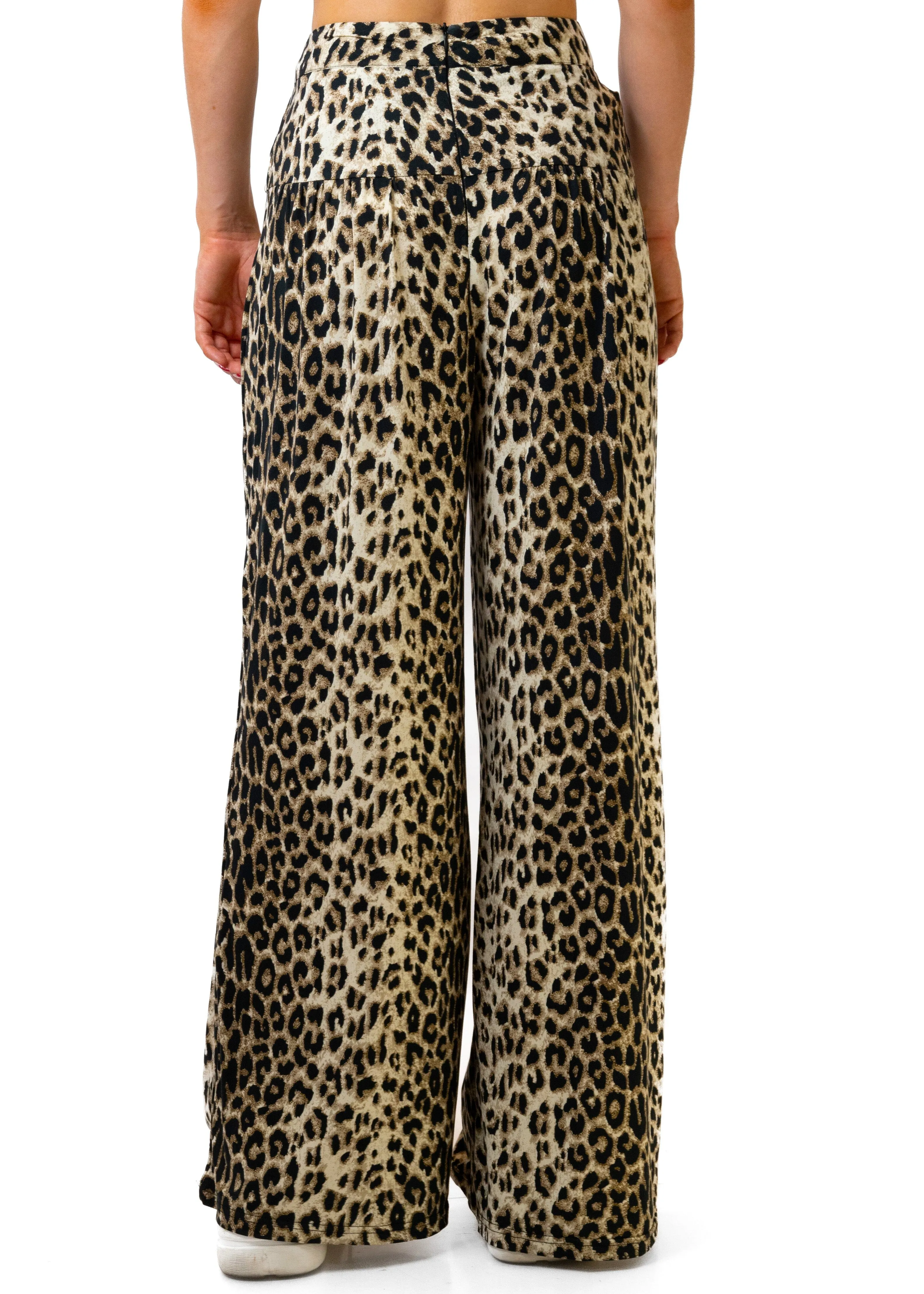 Leopard Print Palazzo Pant sold by Kate Hewko product image thumbnail 4