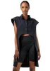 High Low Button Up Blouse sold by Kate Hewko