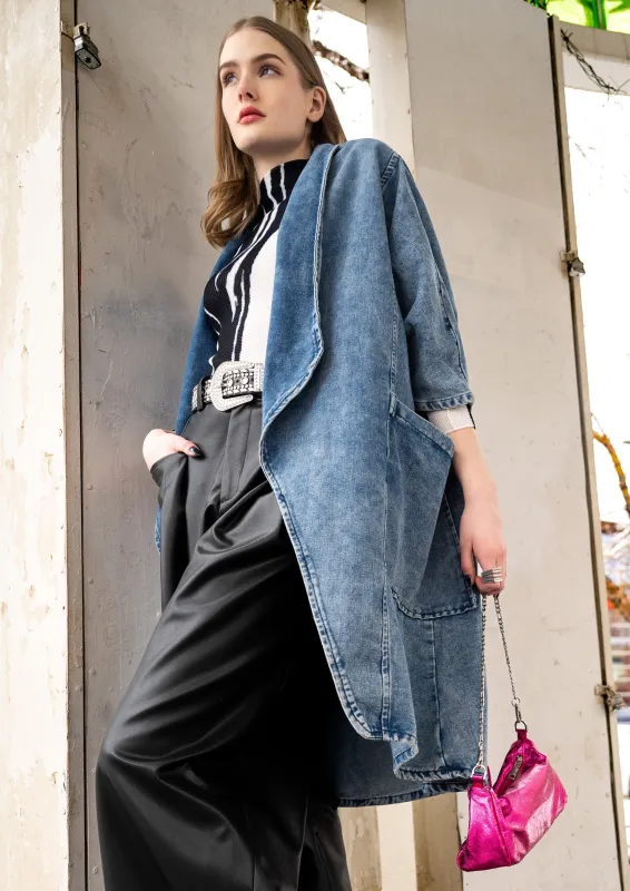 Lightweight Denim Cardigan sold by Kate Hewko