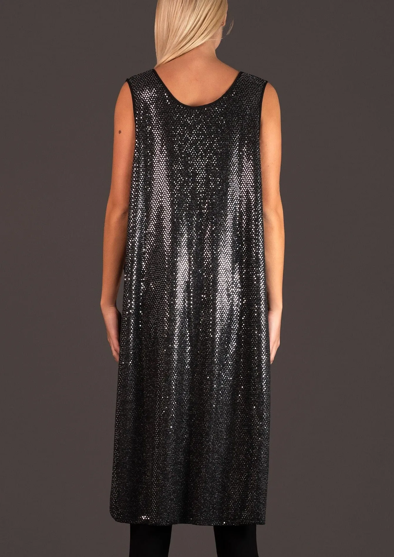 Sequin Layering Tank Dress sold by Kate Hewko product image thumbnail 5
