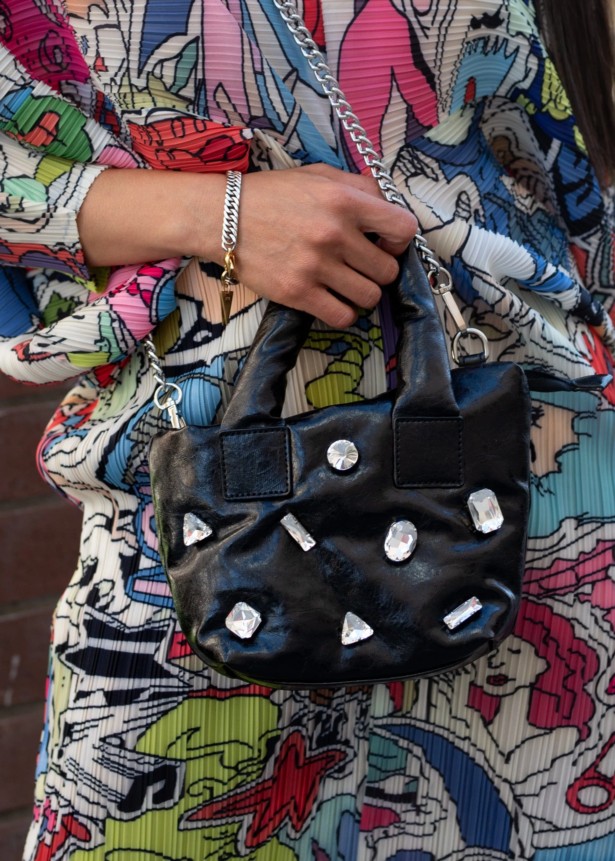 Jeweled Mini Tote Bag sold by Kate Hewko product image thumbnail 4