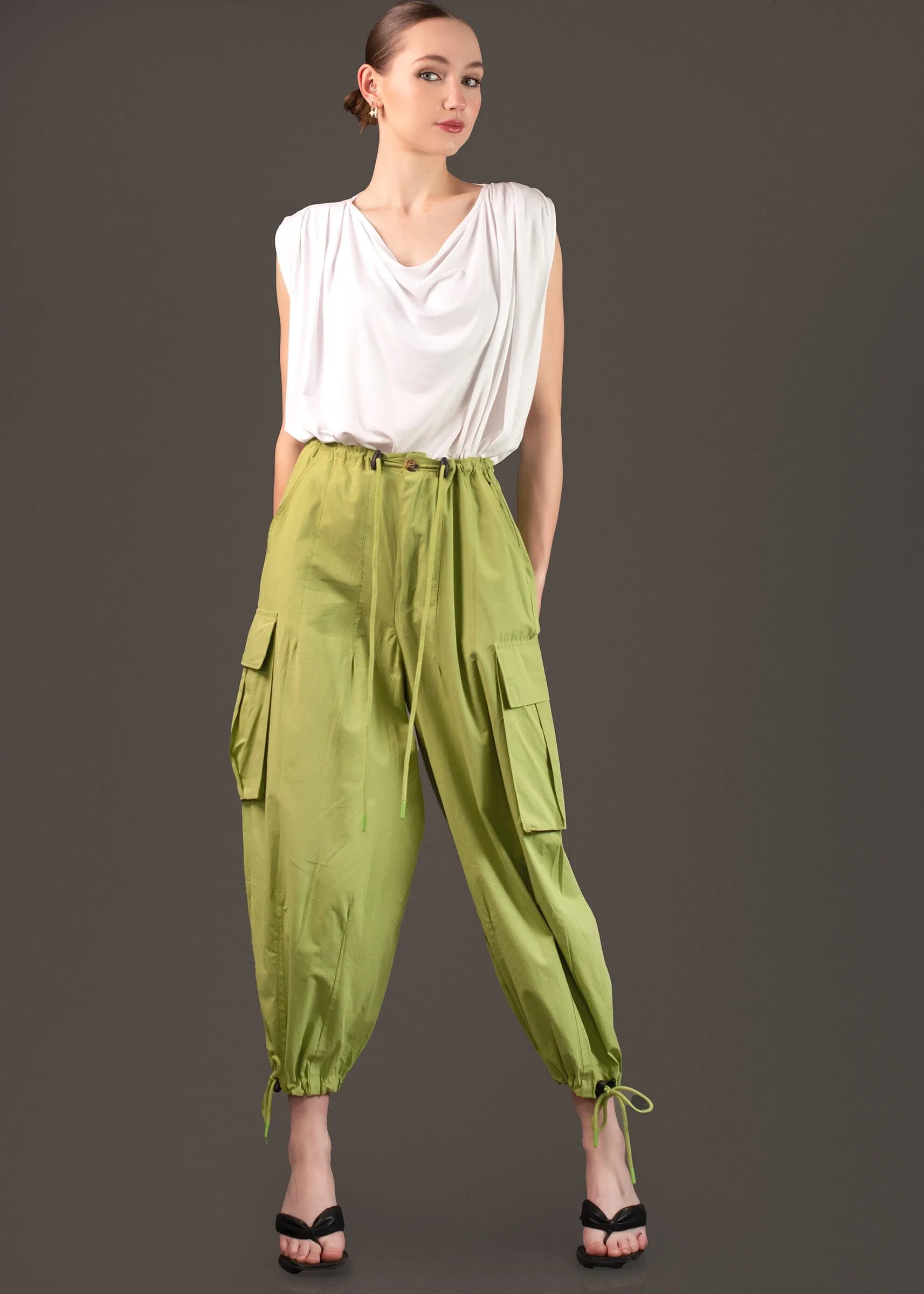 Drawstring Cargo Pants sold by Kate Hewko product image thumbnail 5