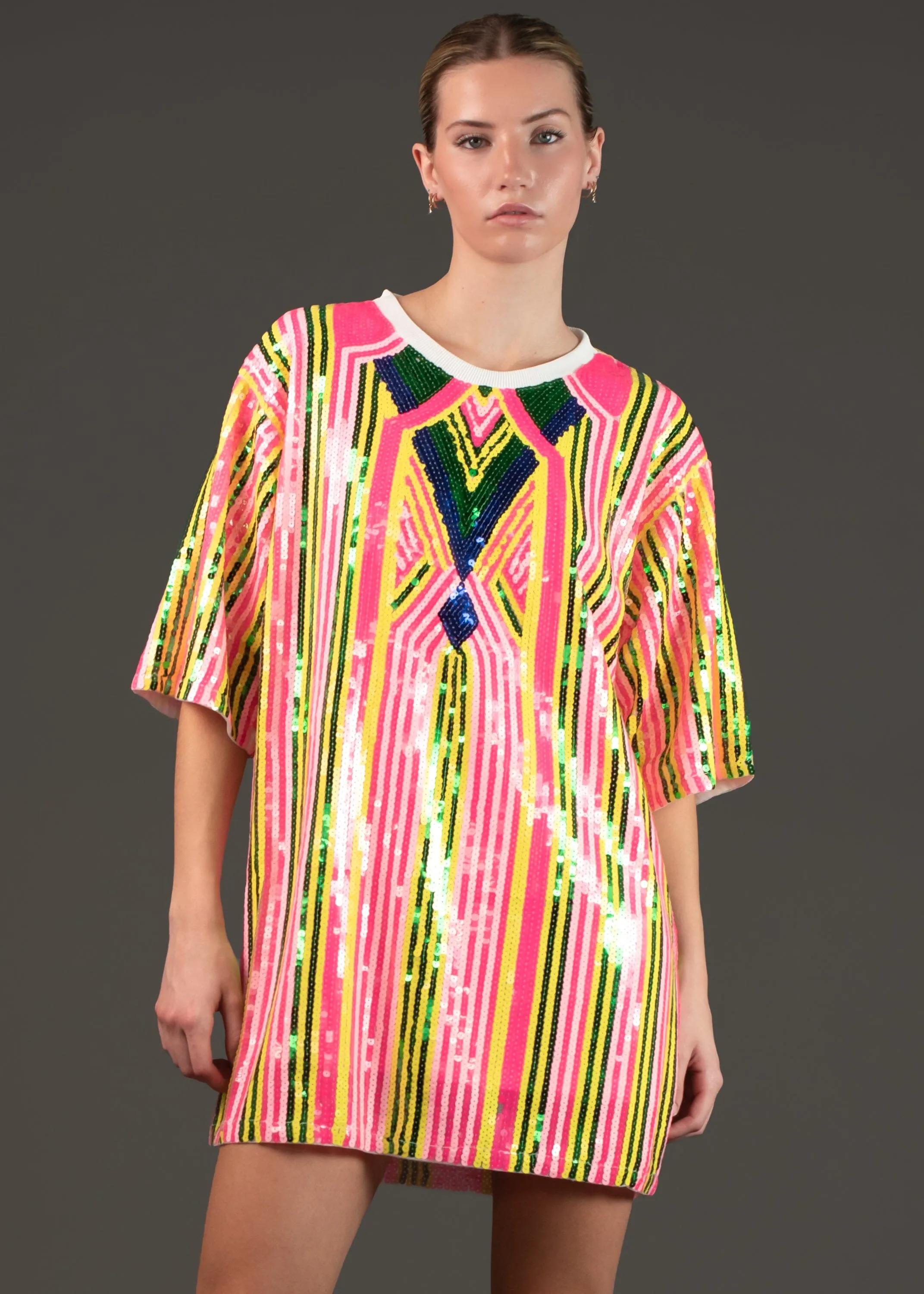 Retro Sequin Tee sold by Kate Hewko product image thumbnail 4