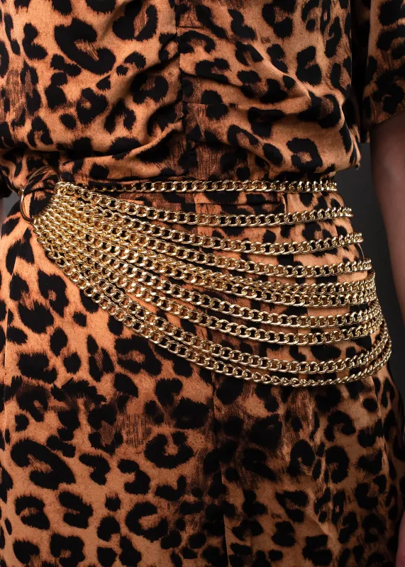 Gold Multi Chain Belt sold by Kate Hewko