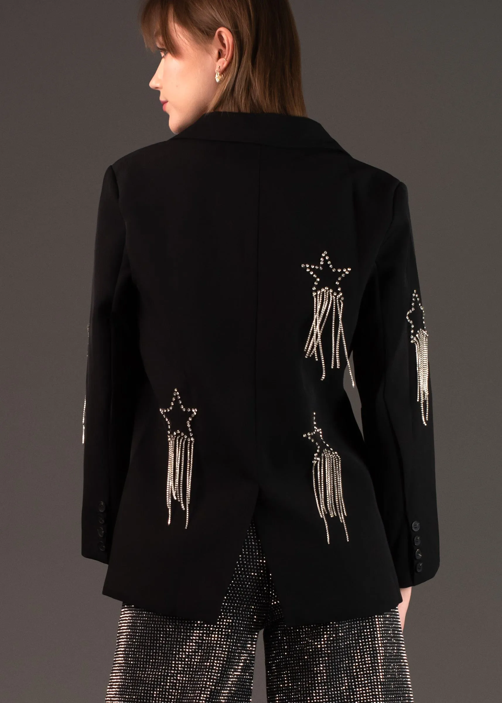 Rhinestone Star Blazer sold by Kate Hewko product image thumbnail 4