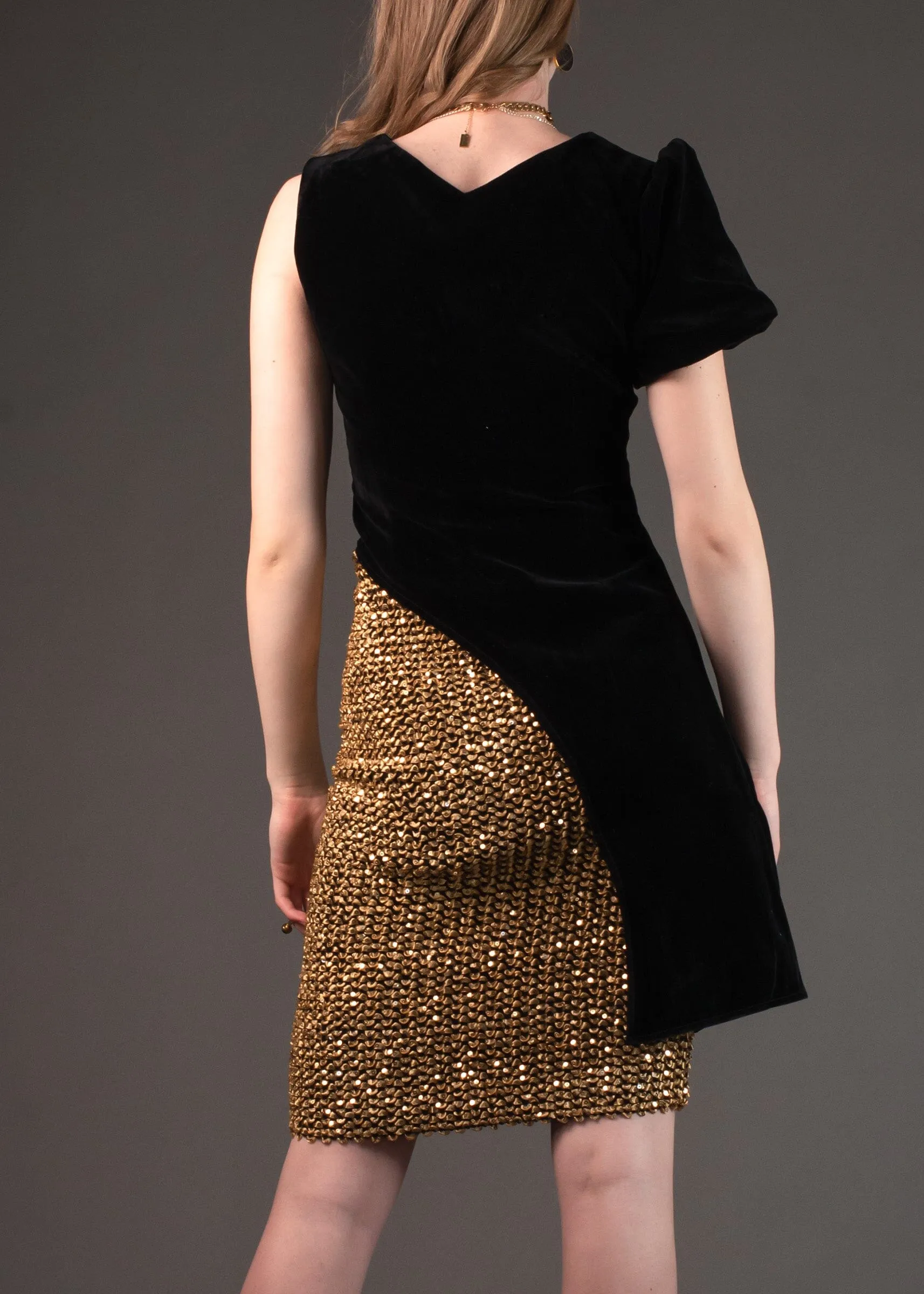 Asymmetrical Velvet Tank sold by Kate Hewko product image thumbnail 4