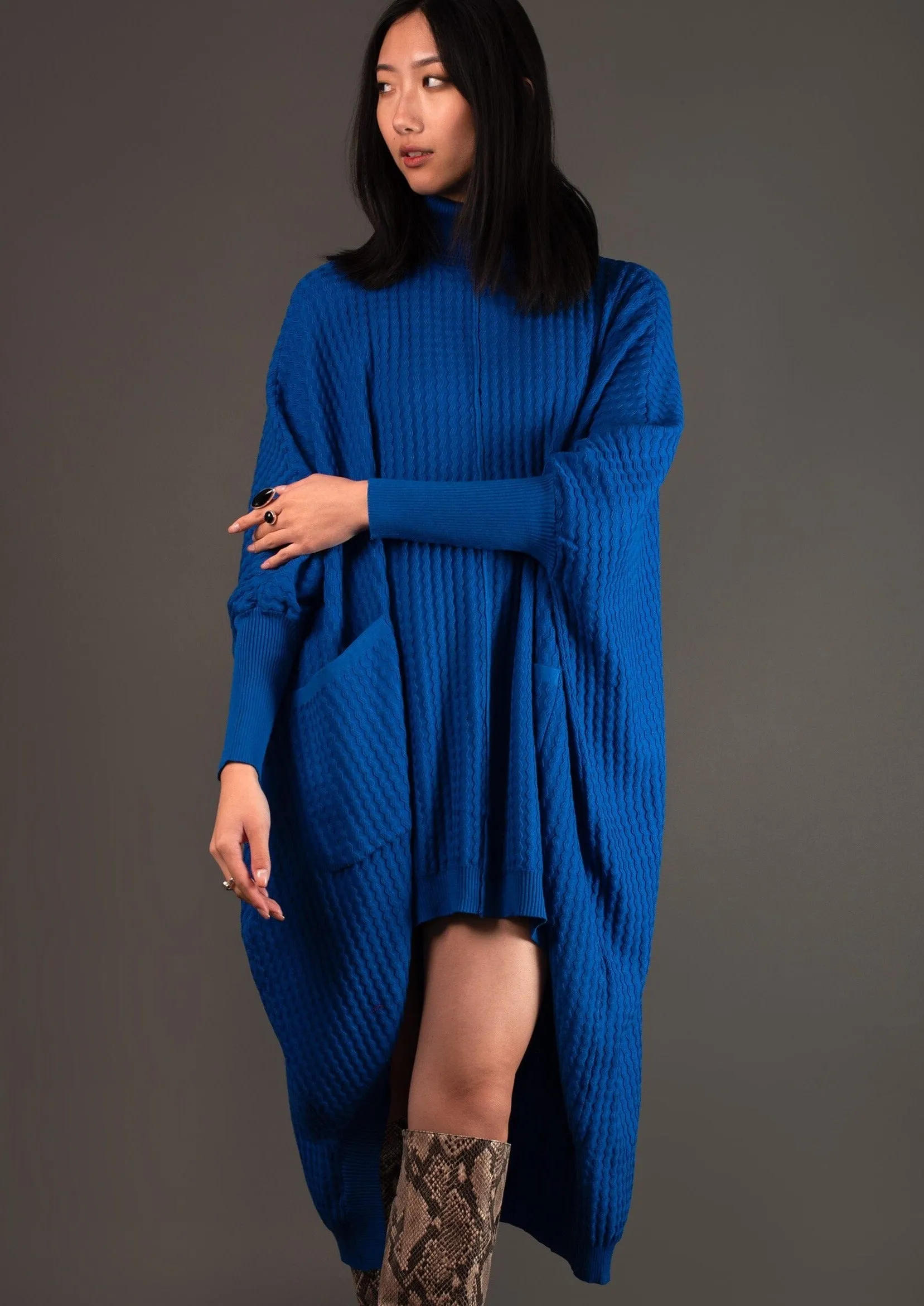 High Low Zigzag Tunic Sweater sold by Kate Hewko product image thumbnail 2