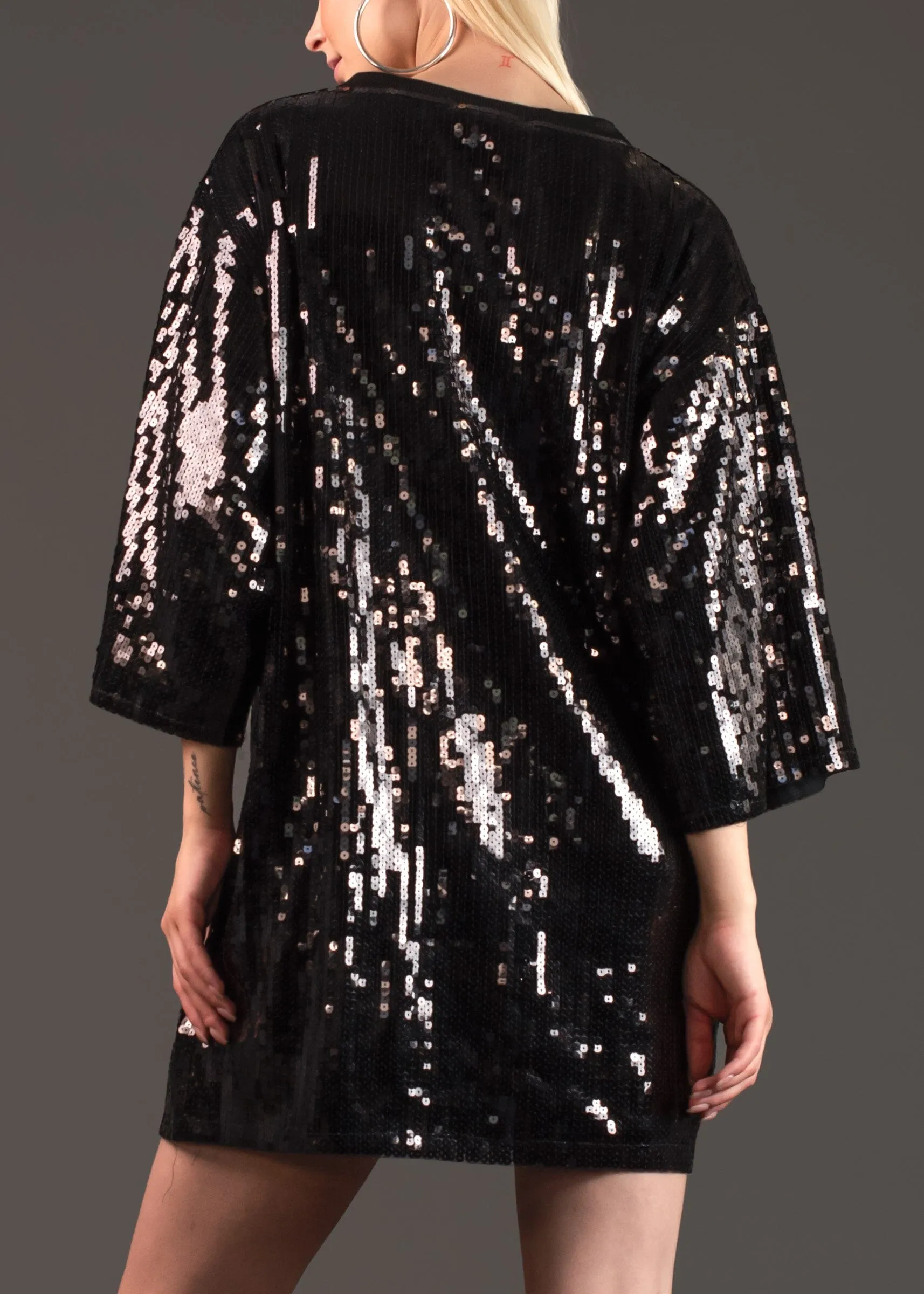 Never Stop Black Tee sold by Kate Hewko product image thumbnail 5