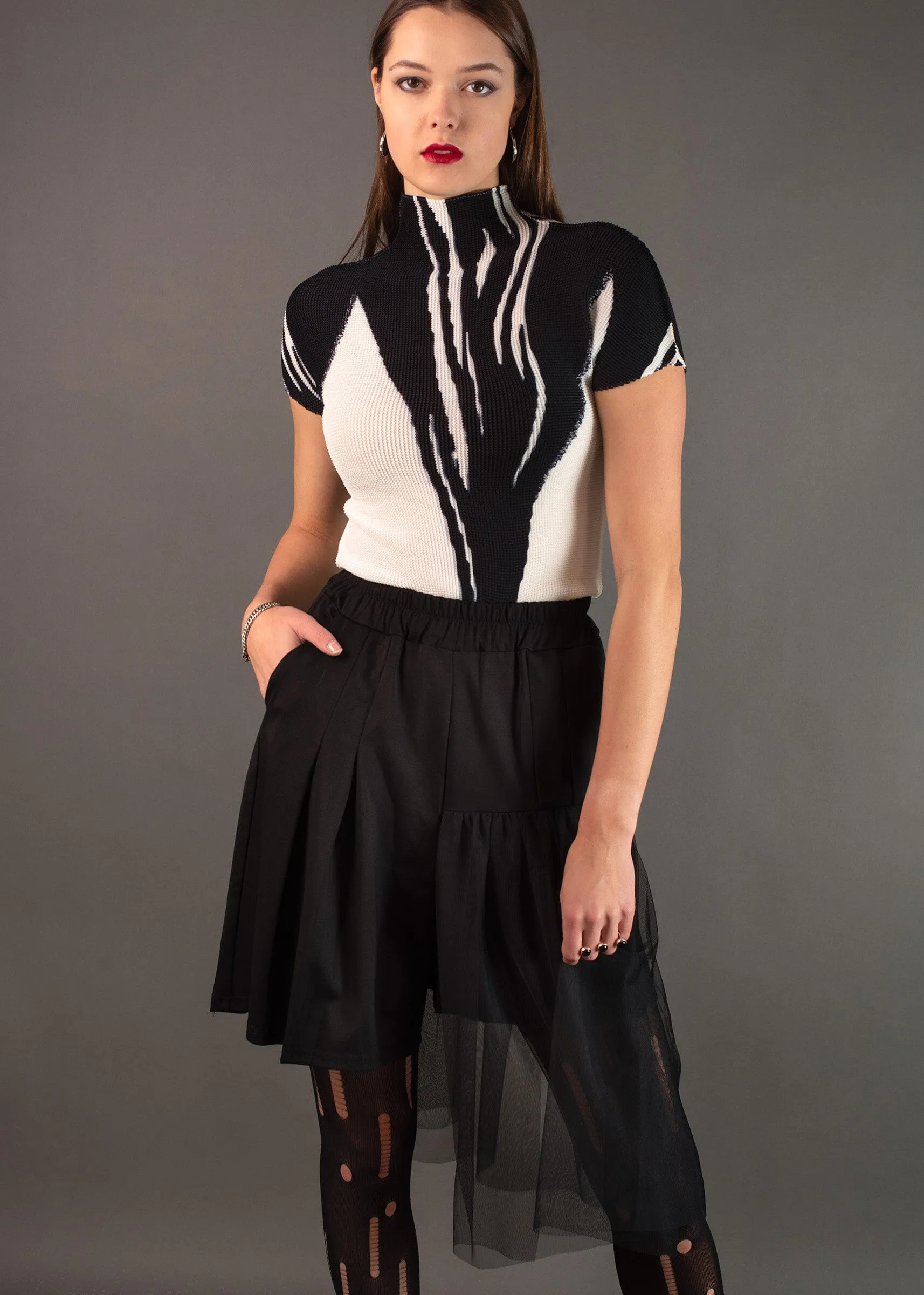 Tulle Accent Shorts sold by Kate Hewko product image thumbnail 3