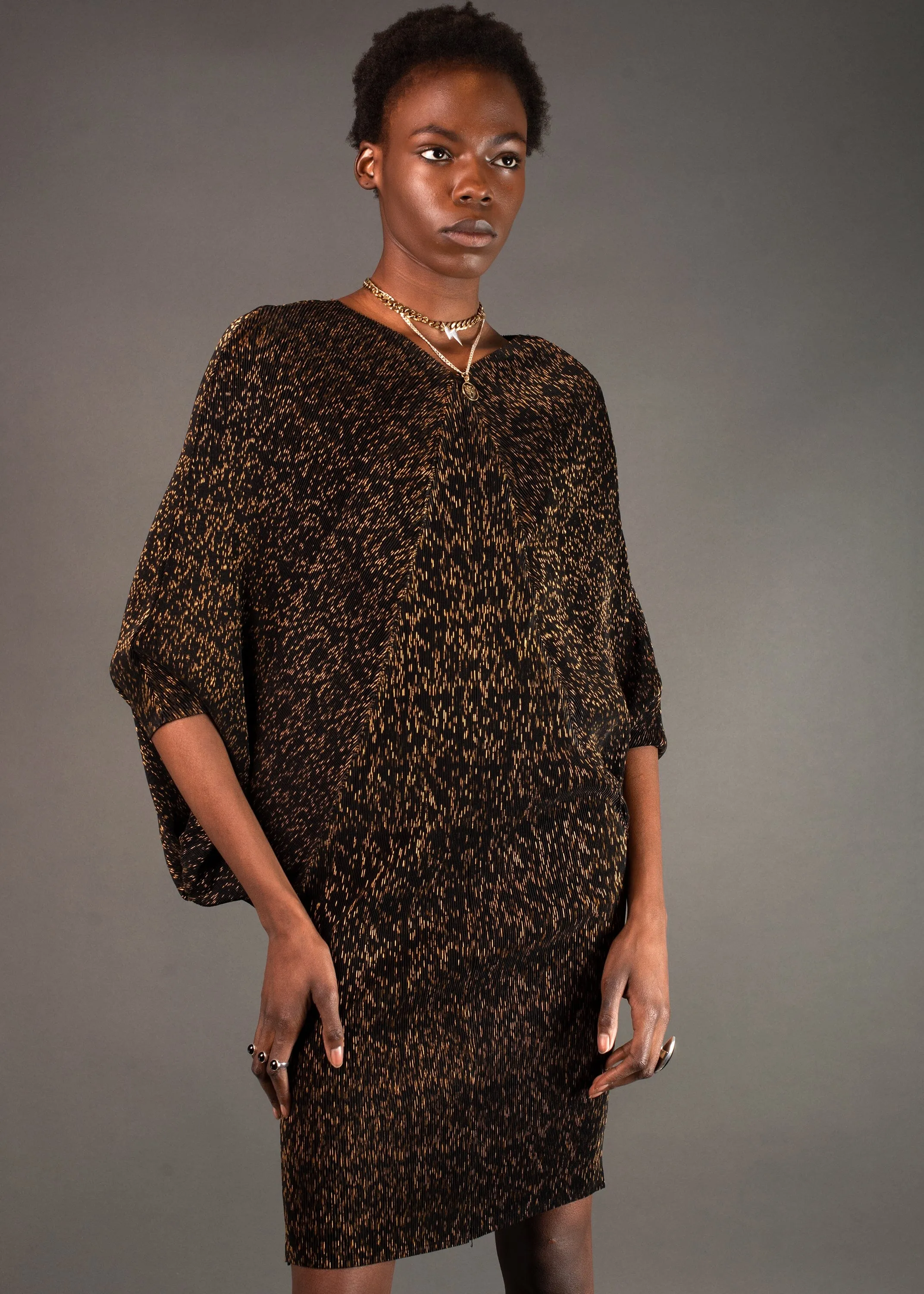 Gold Threaded Glam Dress sold by Kate Hewko product image thumbnail 2