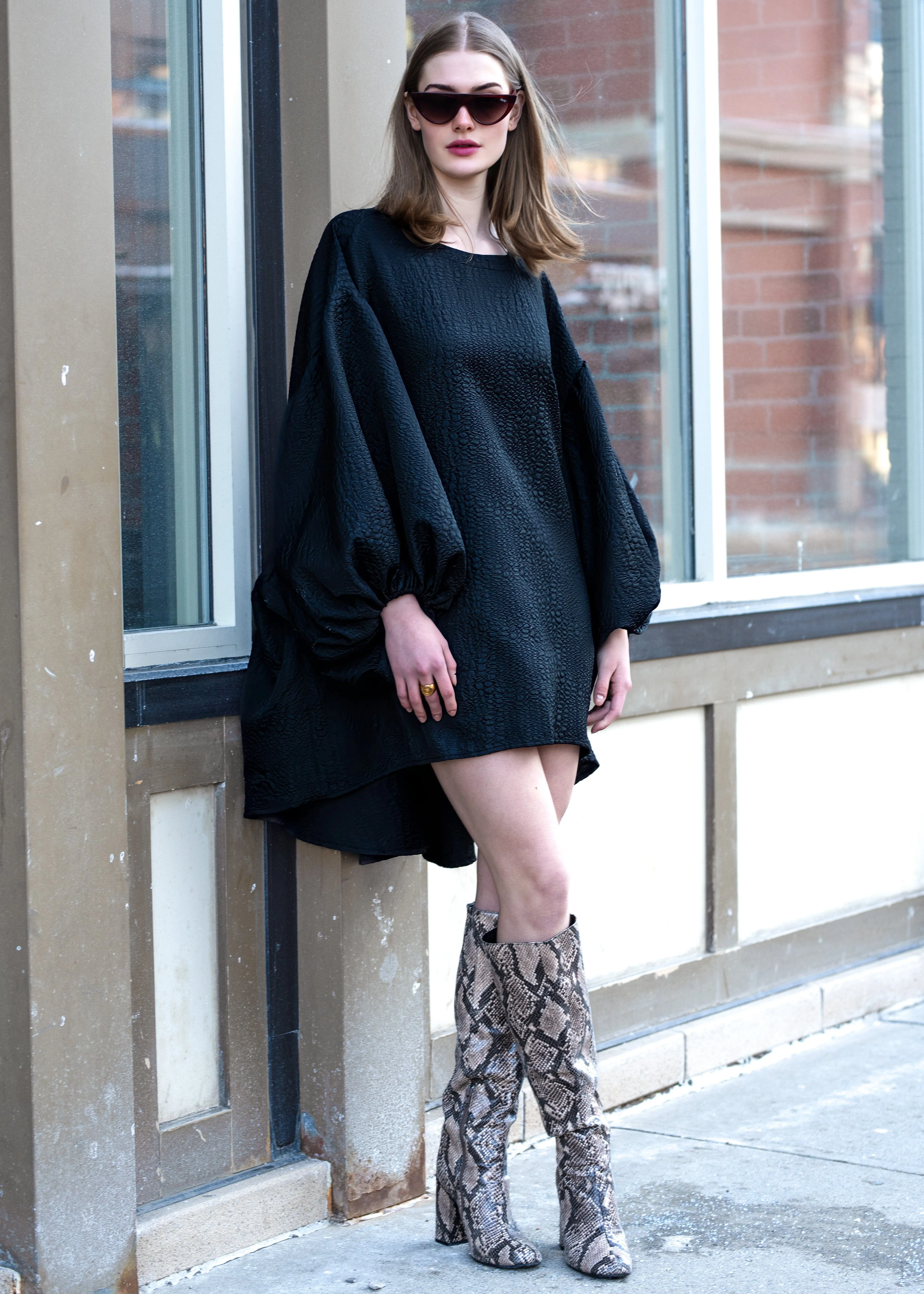 Avant Garde Balloon Sleeve Dress sold by Kate Hewko product image thumbnail 2