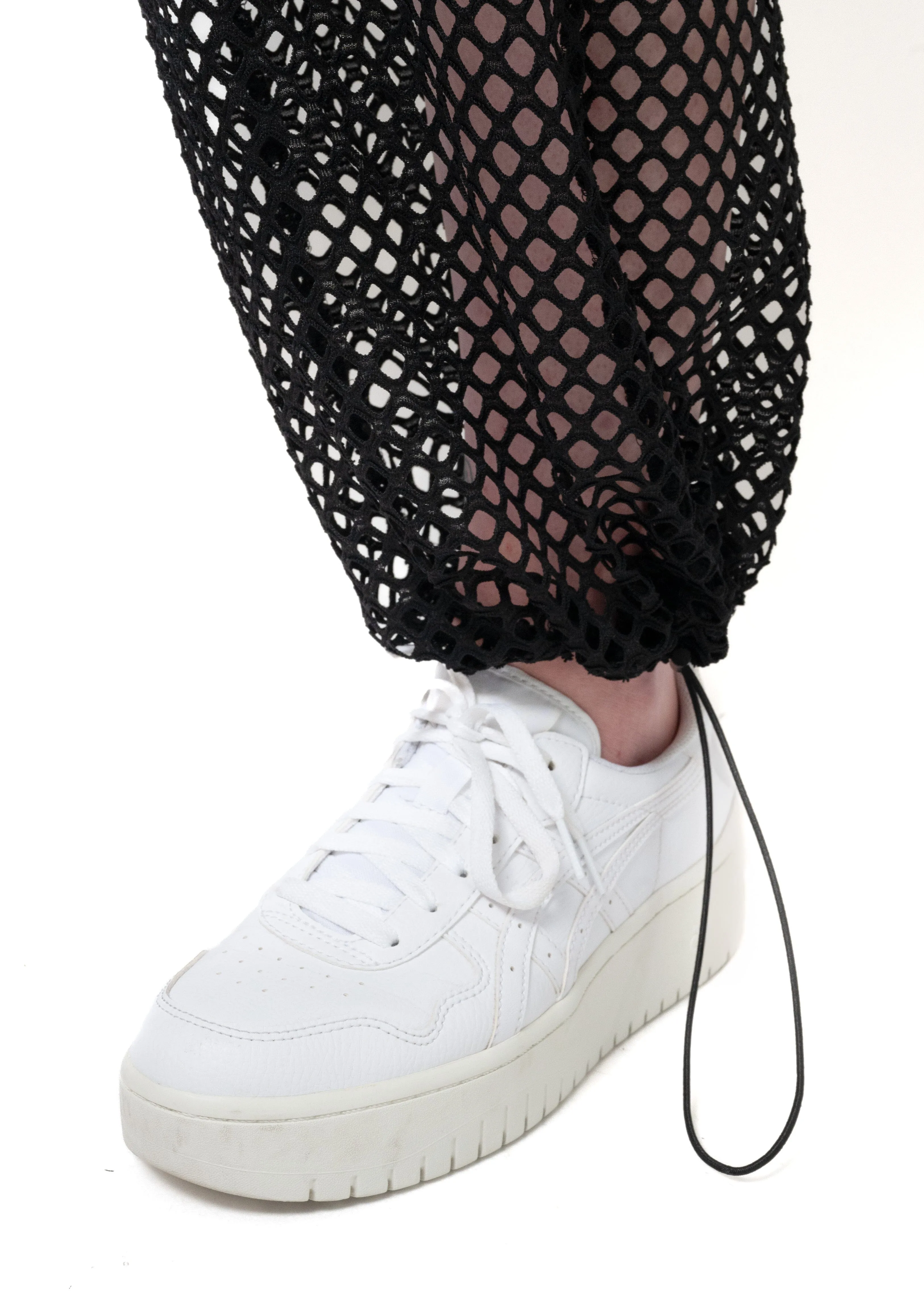 Contrast Fishnet Denim Pant sold by Kate Hewko product image thumbnail 5