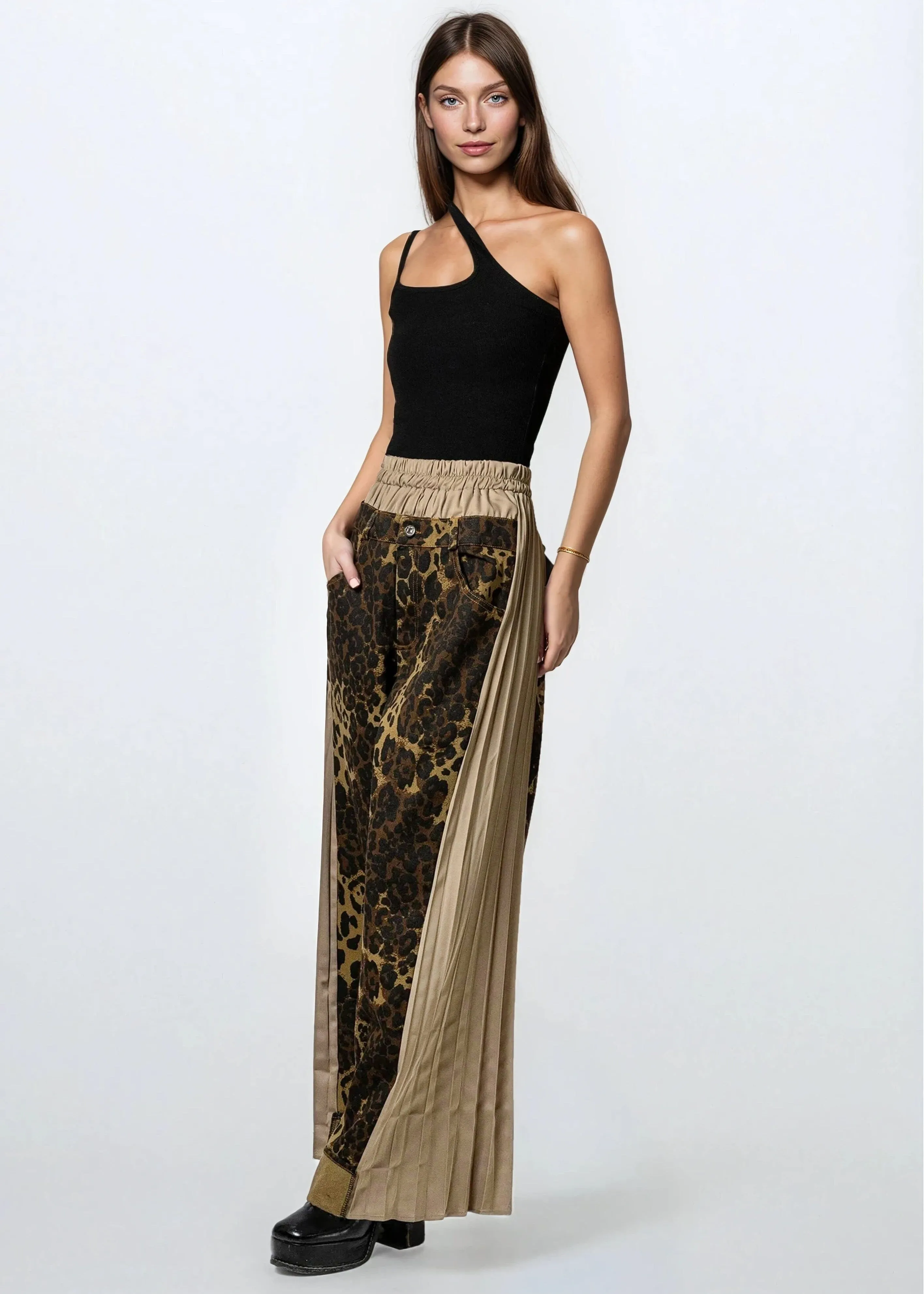 Leopard Denim Imprinted Pant sold by Kate Hewko product image thumbnail 5