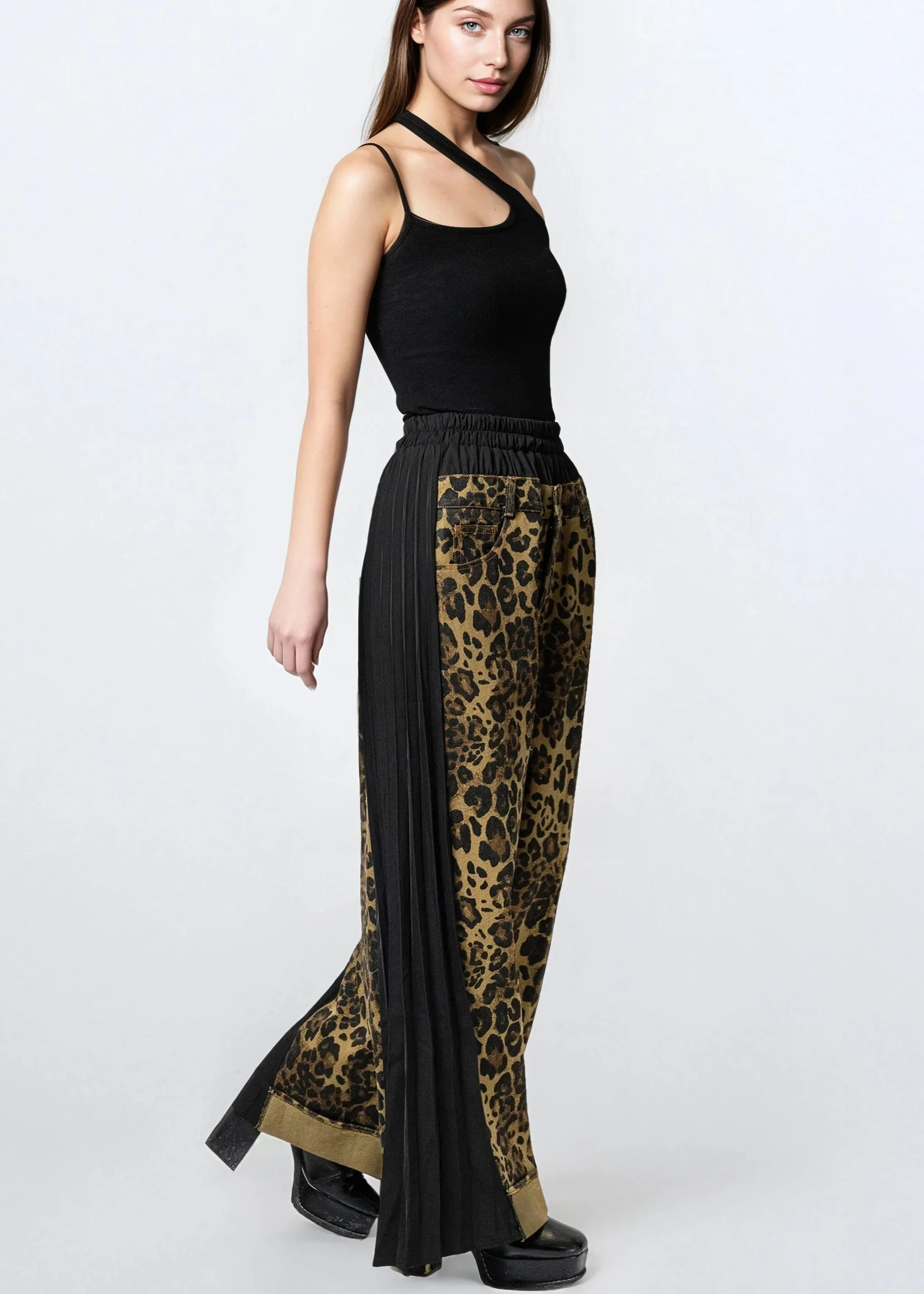 Leopard Denim Imprinted Pant sold by Kate Hewko product image thumbnail 3