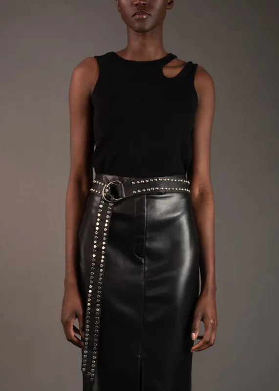 Studded Long Knot Belt sold by Kate Hewko