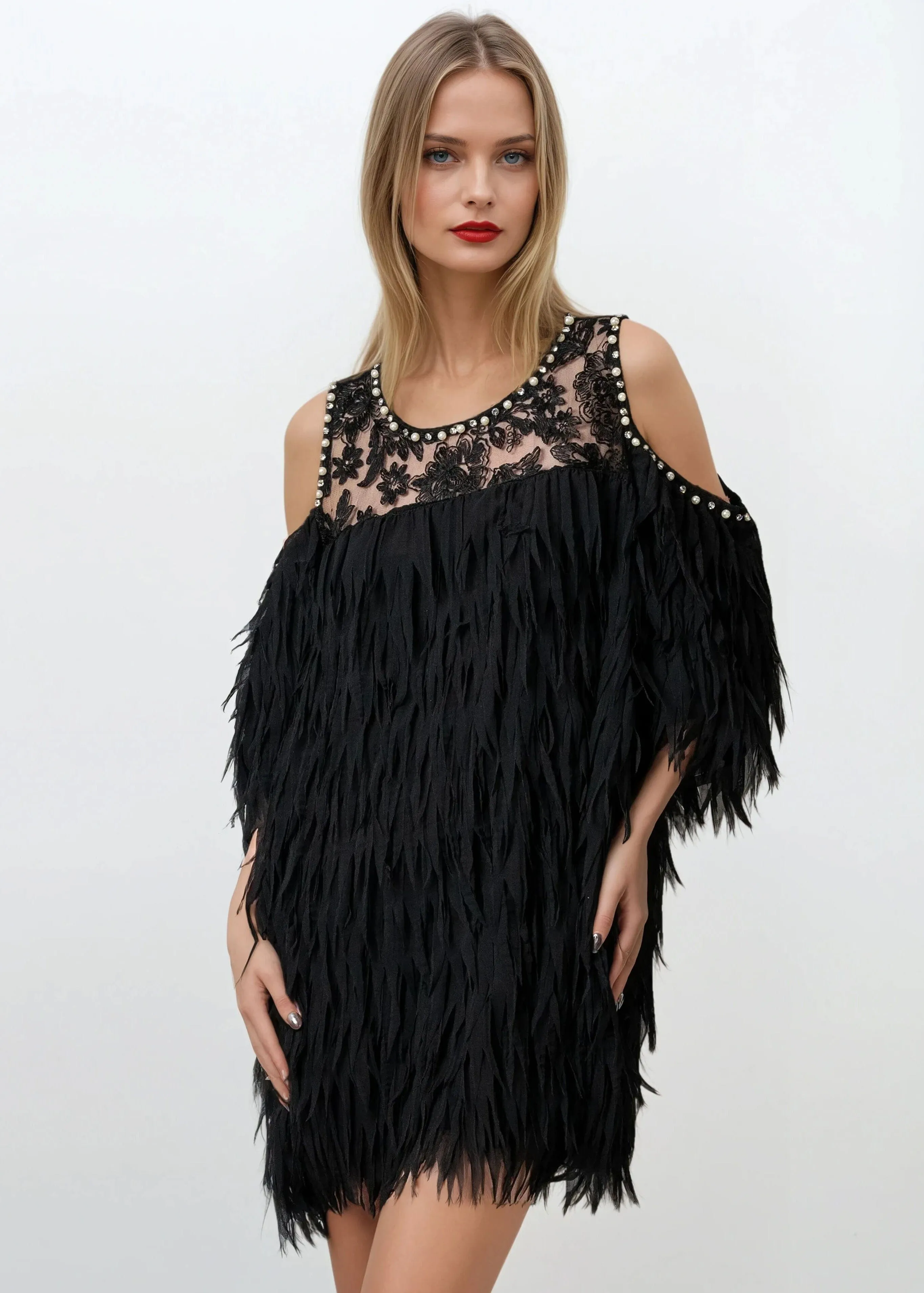 Embellished Party Tunic Dress sold by Kate Hewko