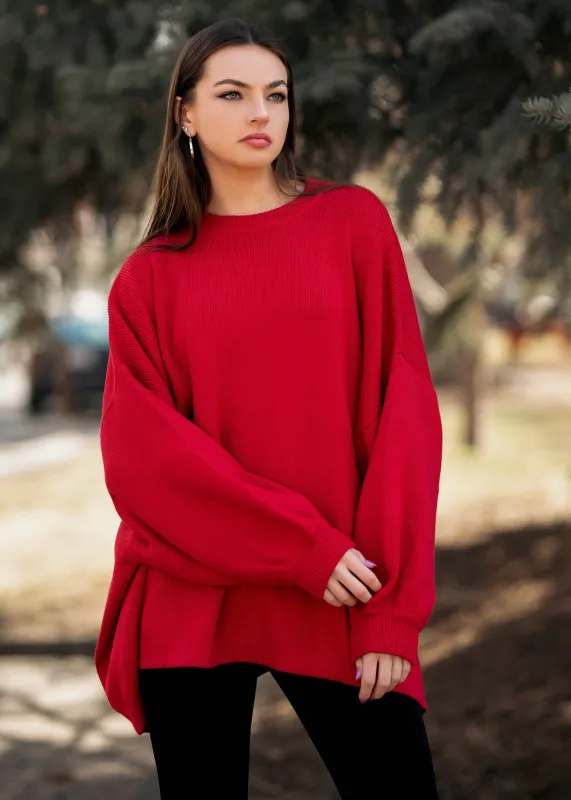 Oversized Balloon Sleeve Sweater sold by Kate Hewko