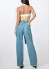 Buckle Wrap Denim Pants sold by Kate Hewko