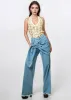 Buckle Wrap Denim Pants sold by Kate Hewko