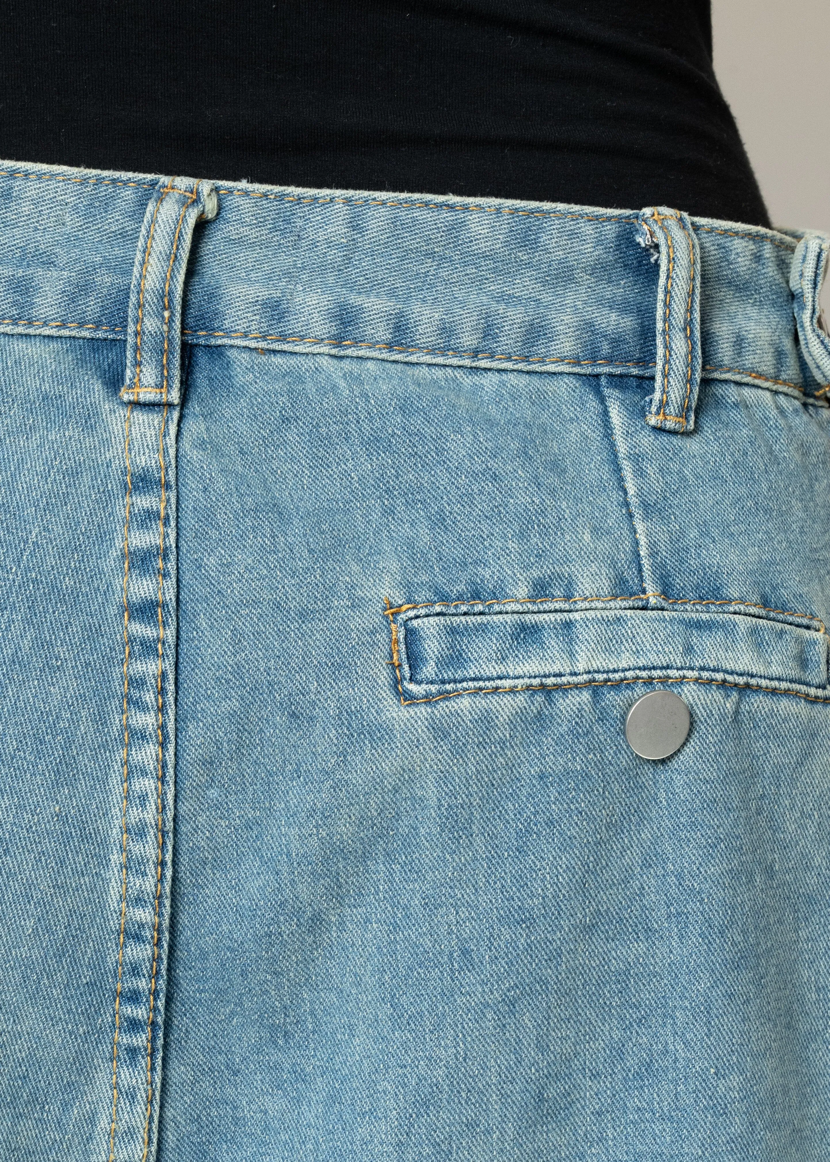 Draped Baggy Denim Trouser sold by Kate Hewko product image thumbnail 5