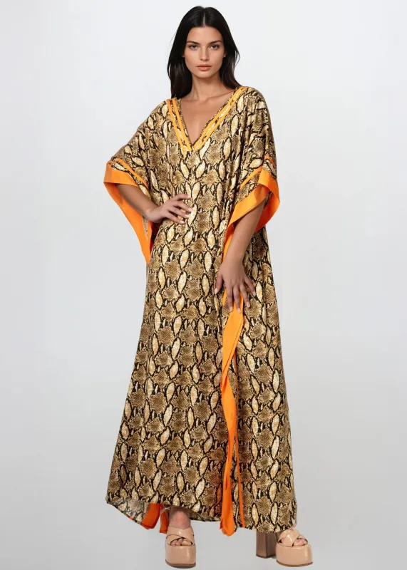 Bold Snake Print Tunic Dress sold by Kate Hewko