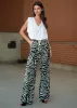 Zebra Print Boho Pant sold by Kate Hewko