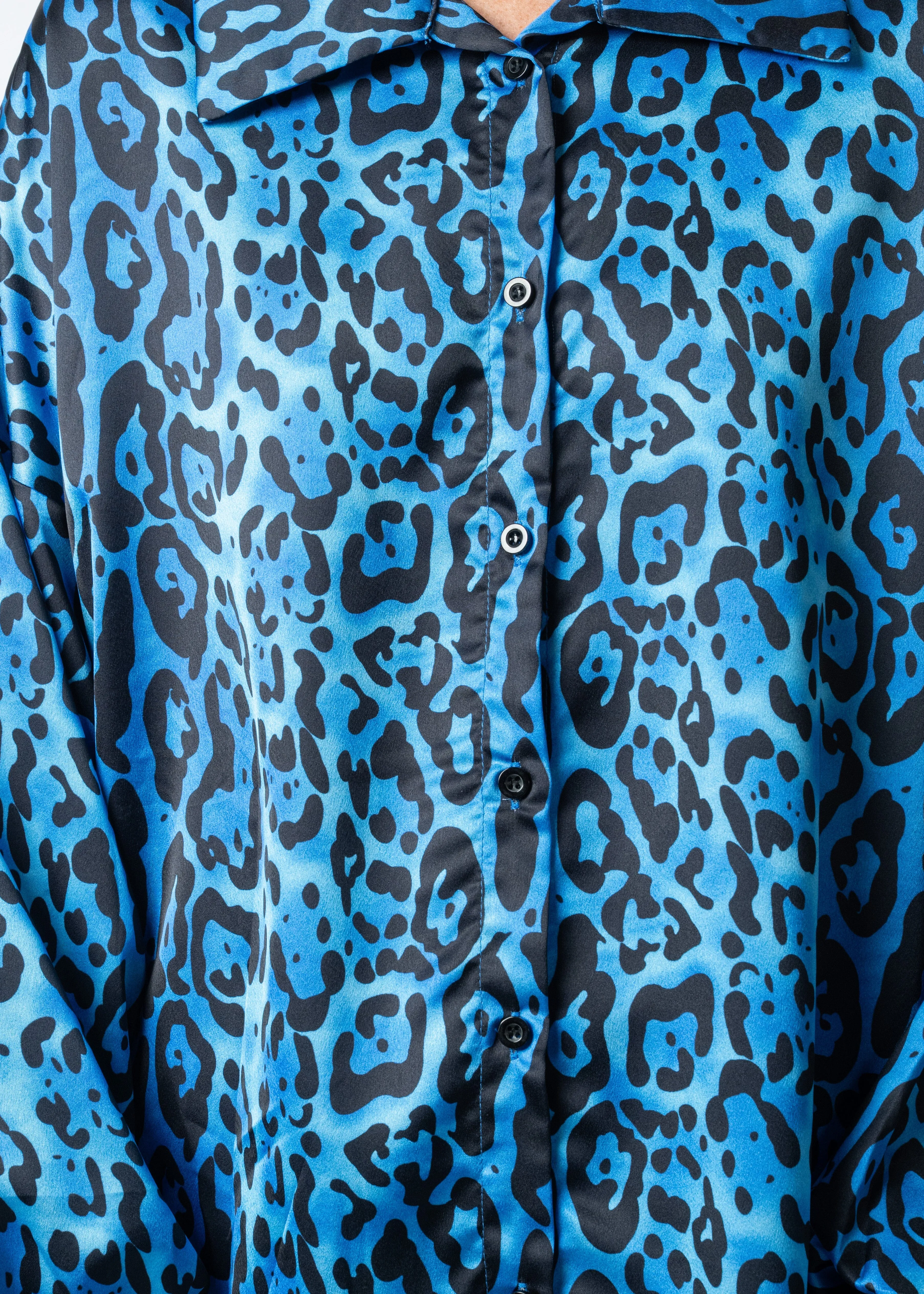 Blue Leopard Two Piece Pant Set sold by Kate Hewko product image thumbnail 5