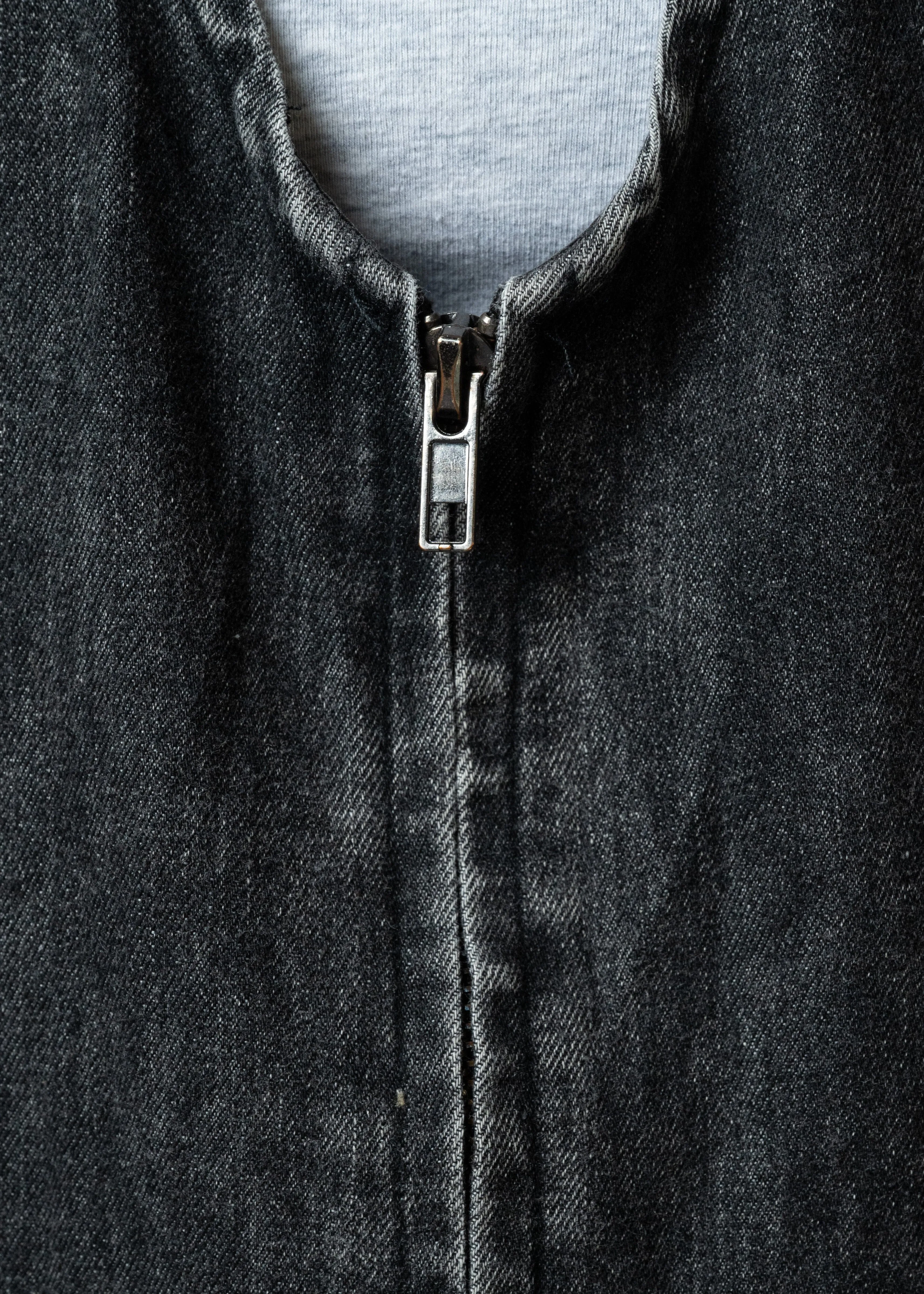 Zip Front Washed Denim Jumpsuit sold by Kate Hewko product image thumbnail 5