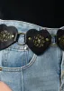 Black Heart Tie Waist Belt sold by Kate Hewko