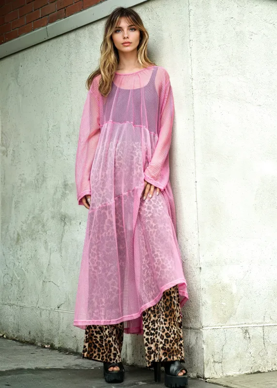 Long Sleeve Sheer Mesh Overlay sold by Kate Hewko