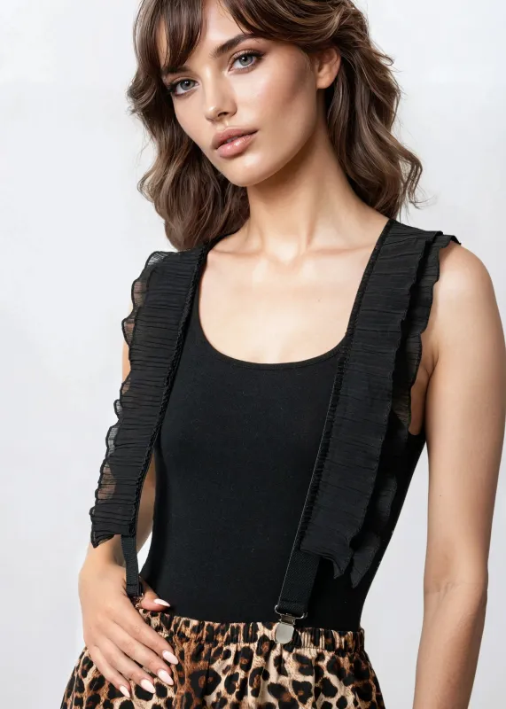 Ruffled Tulle Suspender sold by Kate Hewko