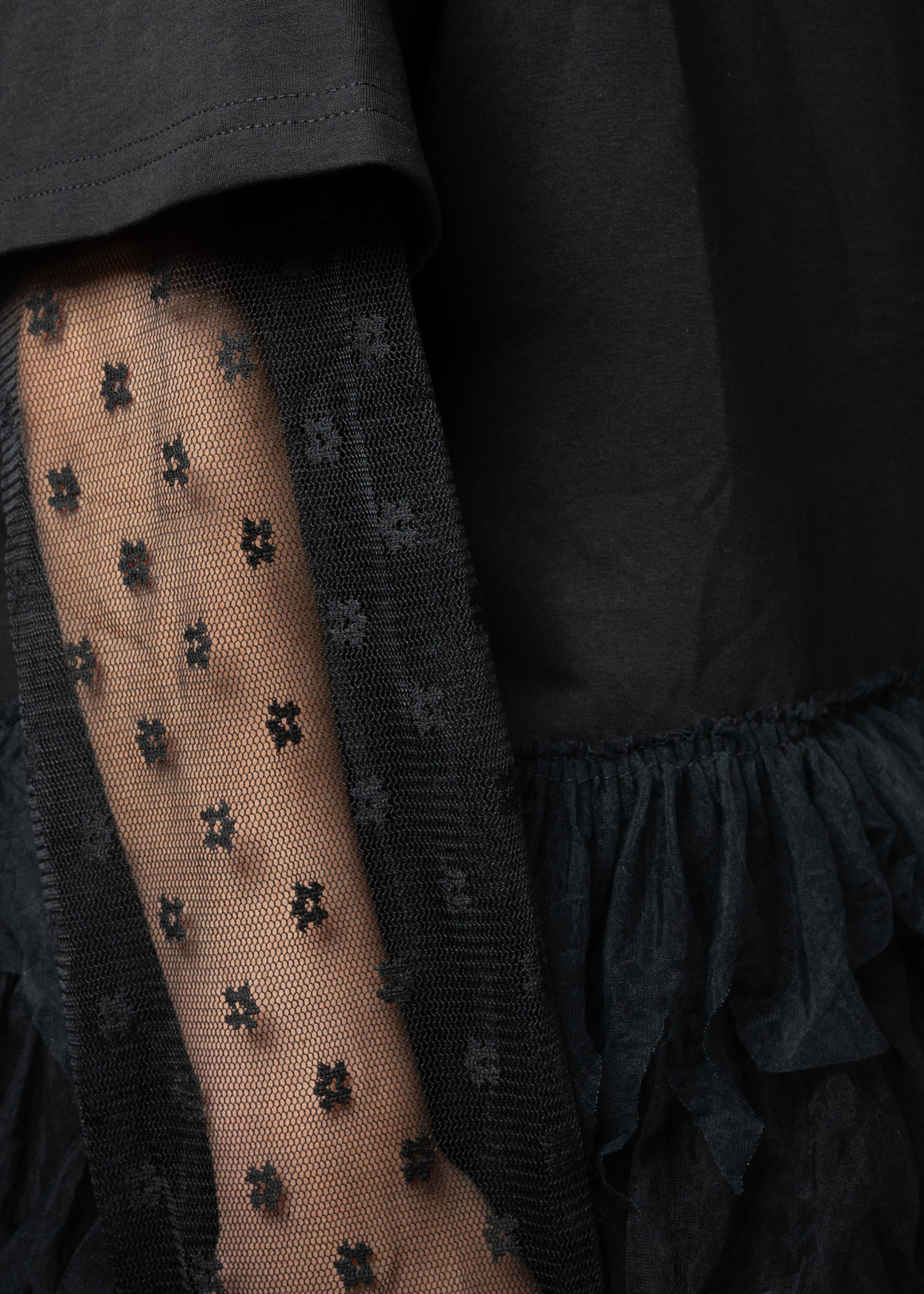 Polka Dot Sleeve Layered Tulle Tunic sold by Kate Hewko product image thumbnail 5