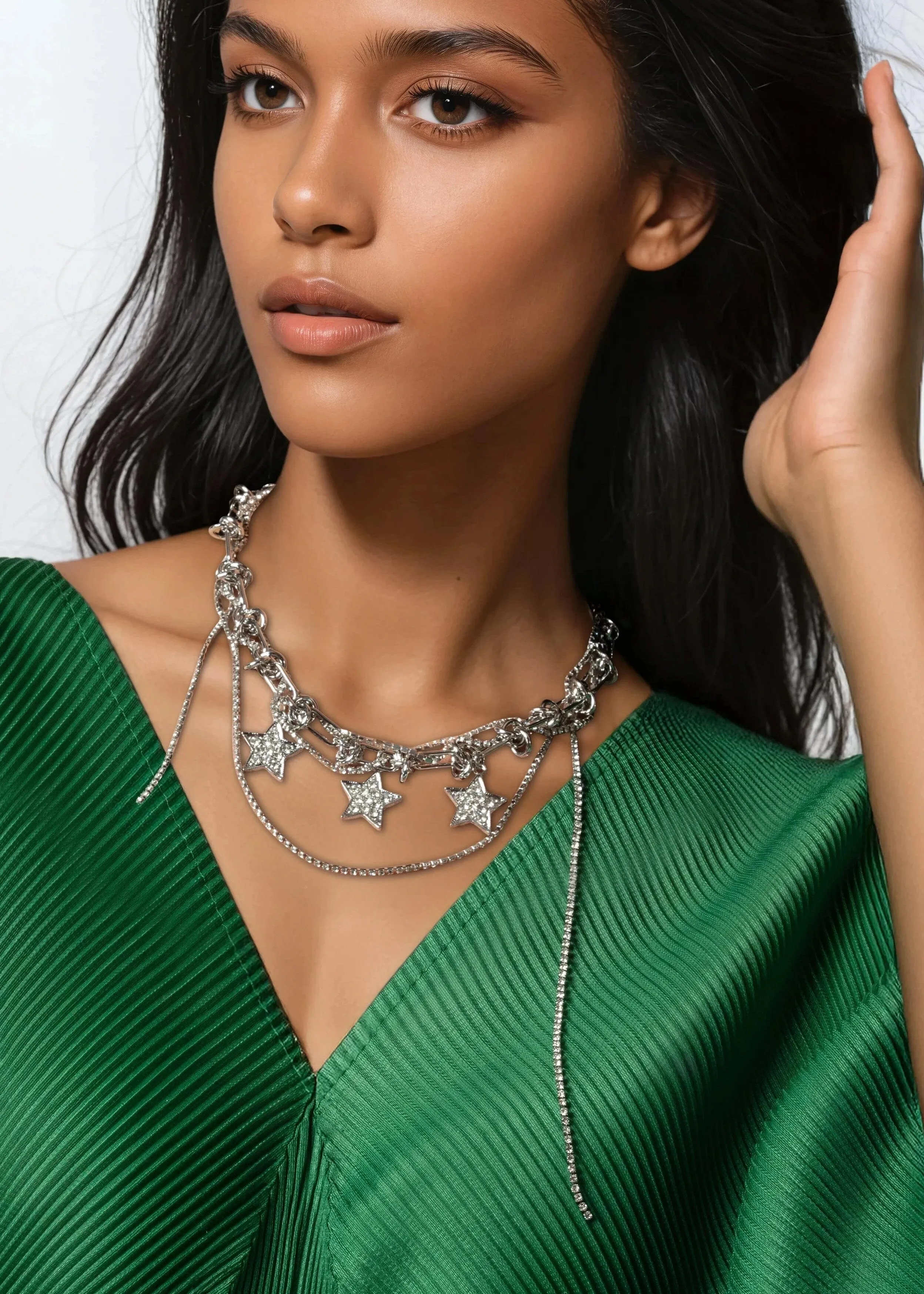 Knotted Star Chain Necklace sold by Kate Hewko