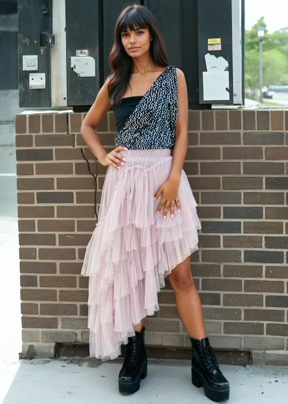 Tiered Tulle Waterfall Skirt sold by Kate Hewko