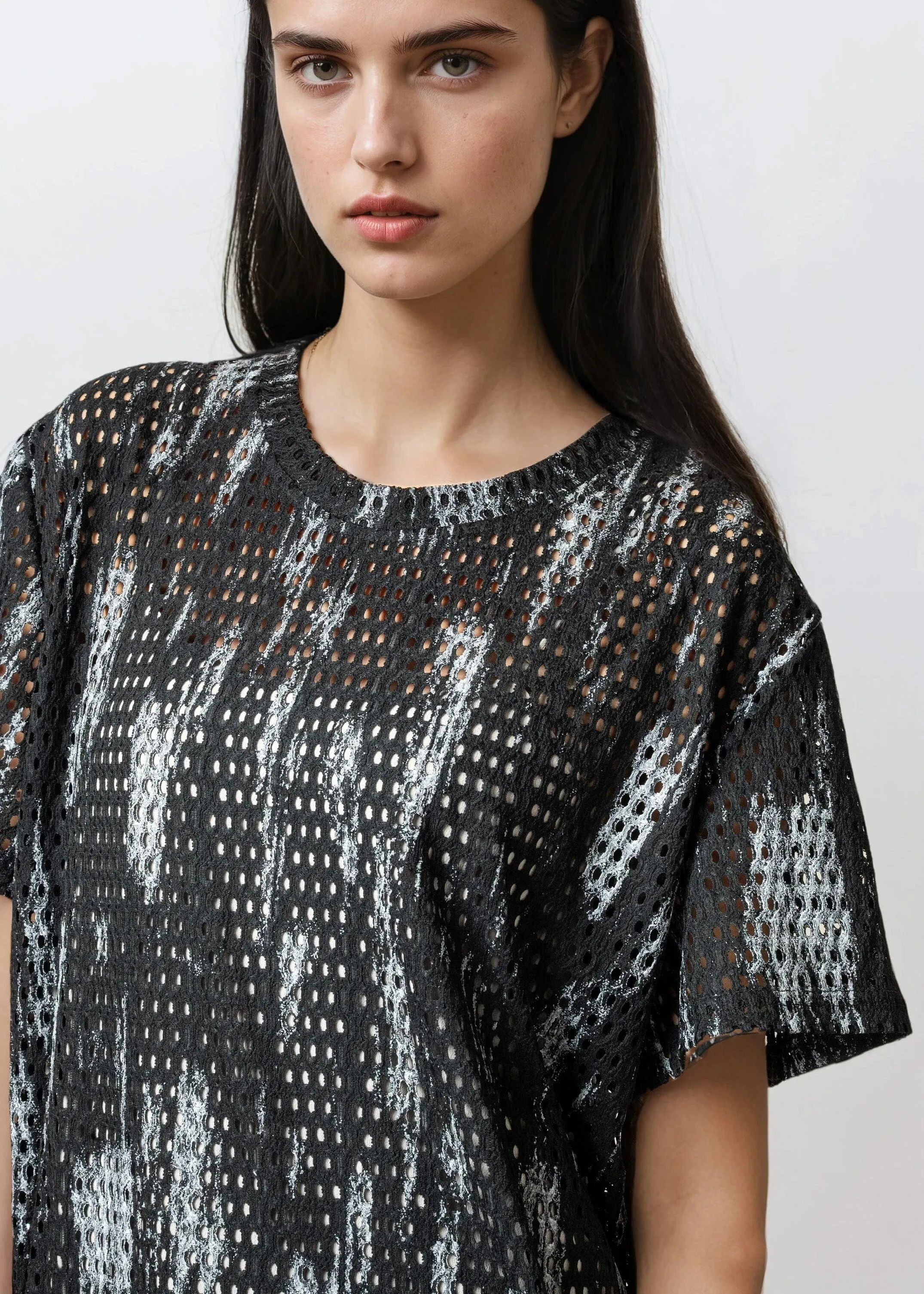 Shredded Edge Mesh Tee sold by Kate Hewko product image thumbnail 5
