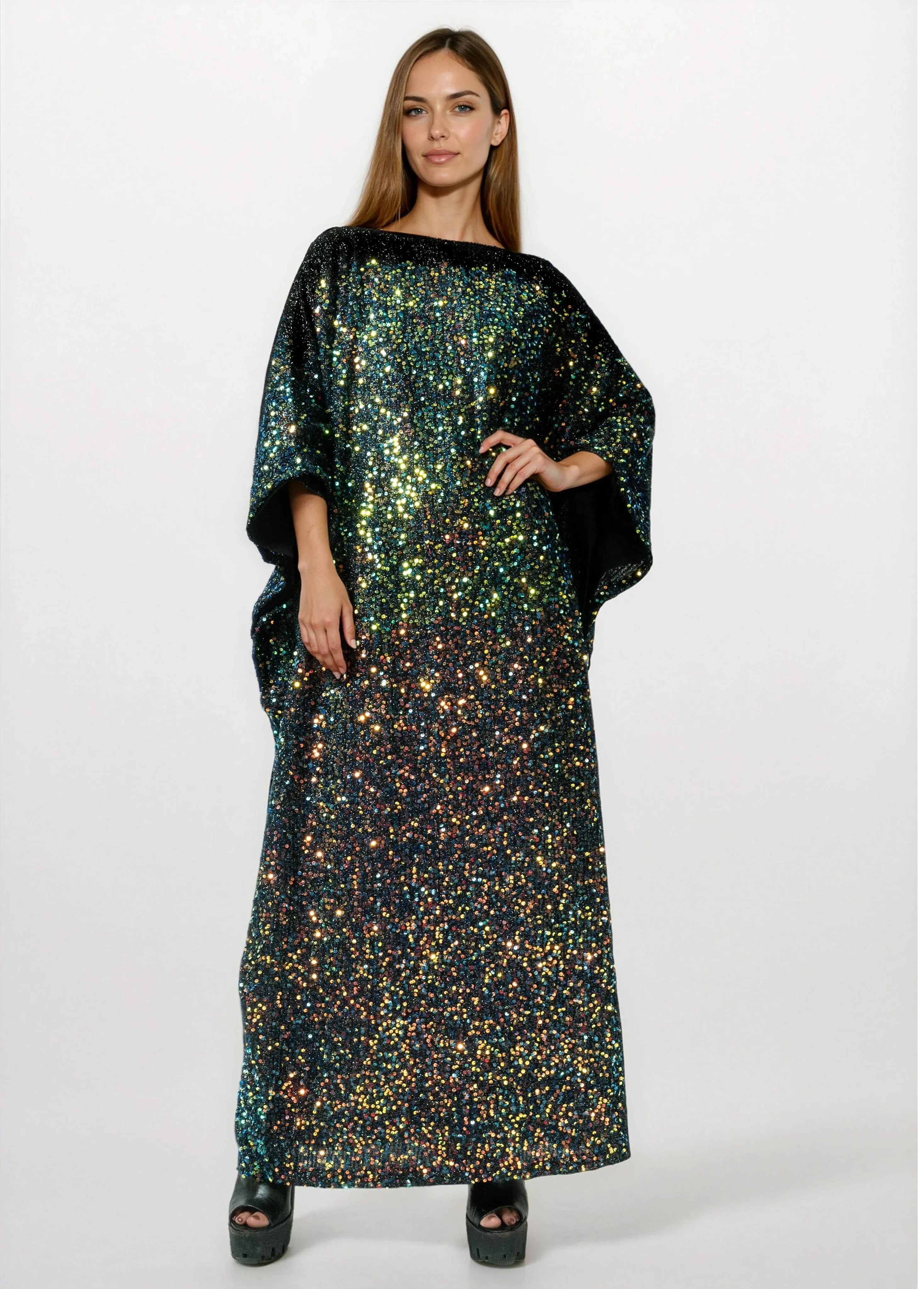 Sequin Storm Kaftan sold by Kate Hewko product image thumbnail 2