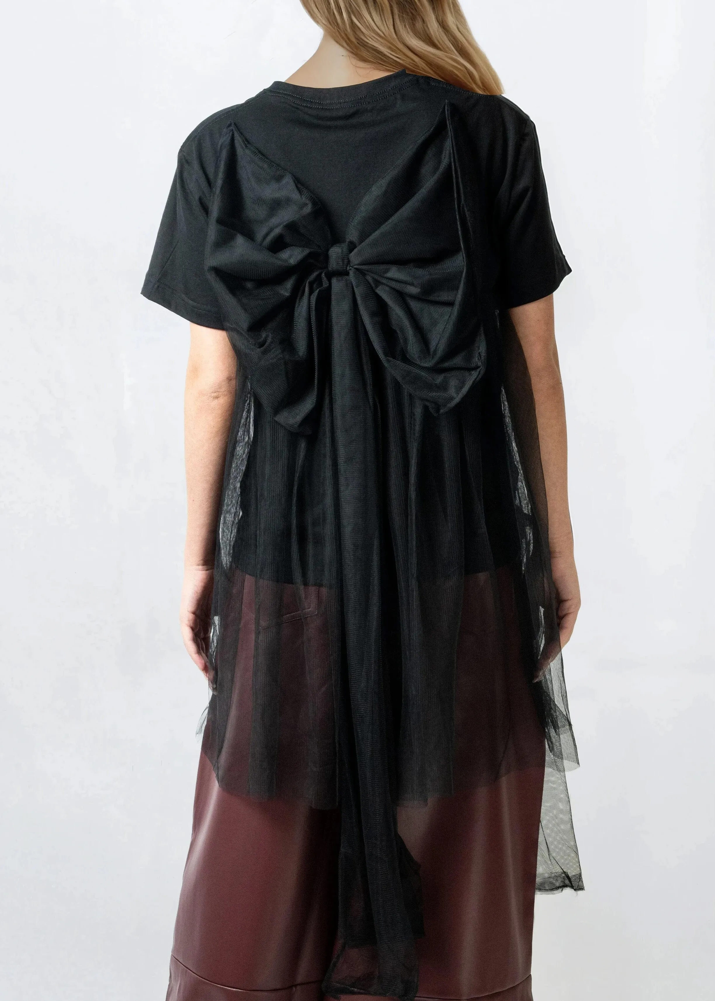 Tulle Bow Drama Tee sold by Kate Hewko product image thumbnail 5