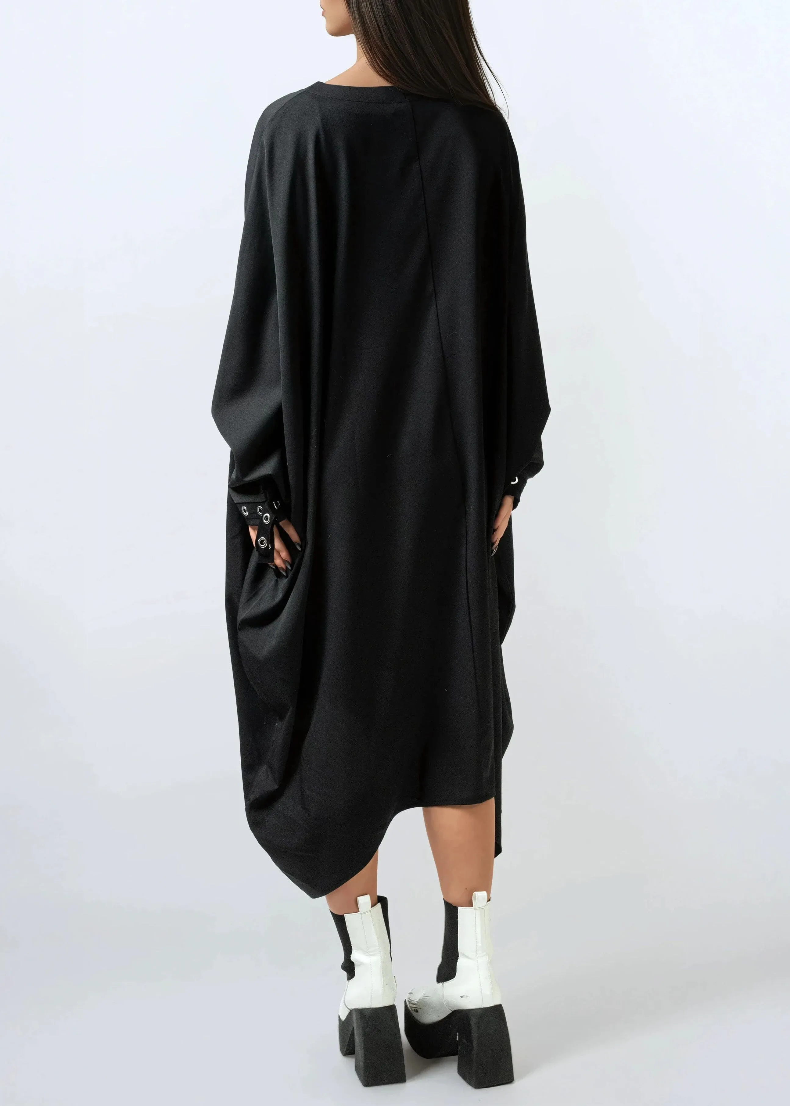 Rivet Trim Tunic Dress sold by Kate Hewko product image thumbnail 4