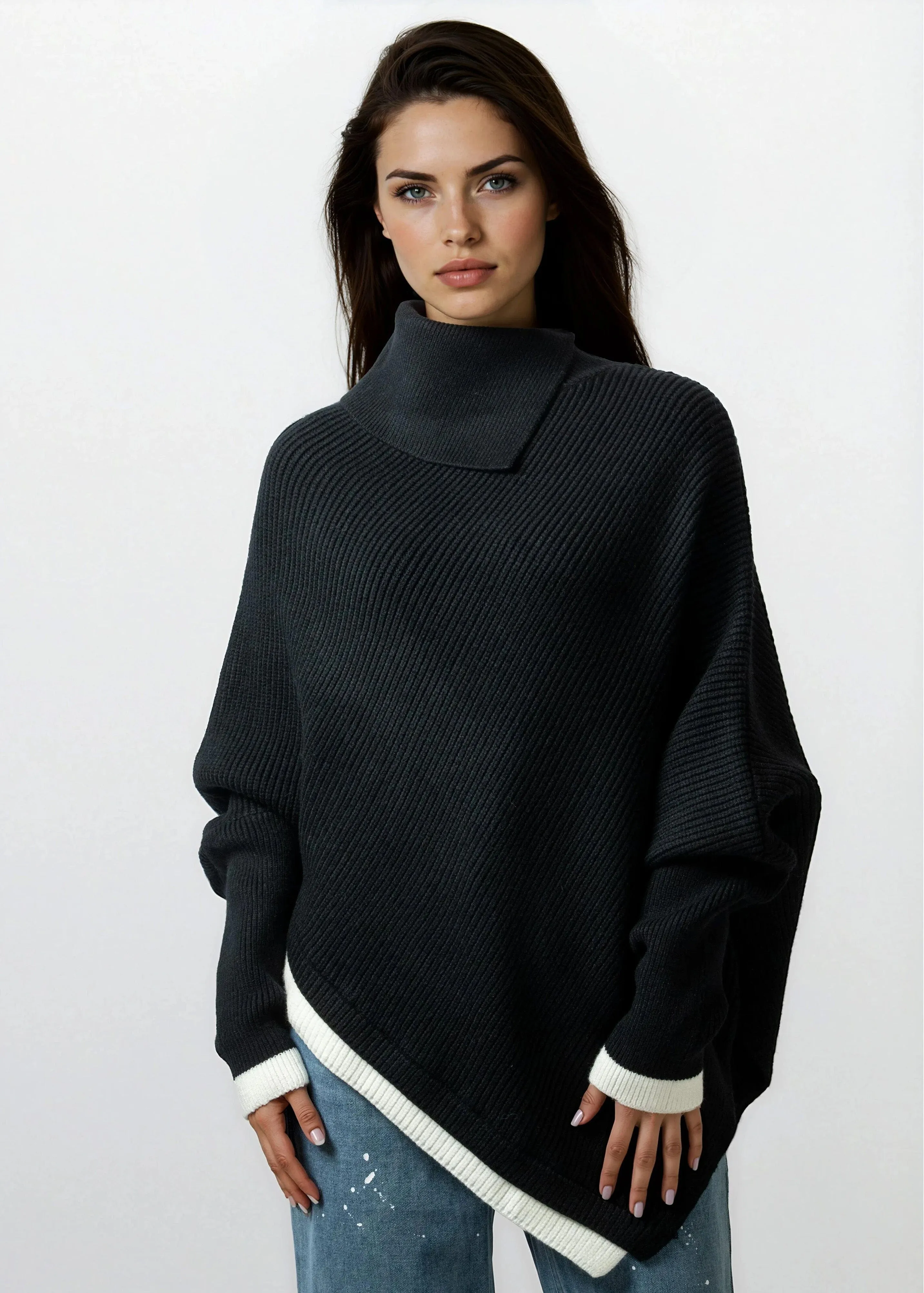 Asymmetrical Knitted Sweater sold by Kate Hewko product image thumbnail 5