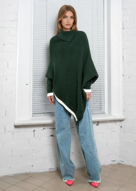Asymmetrical Knitted Sweater made by Kate Hewko