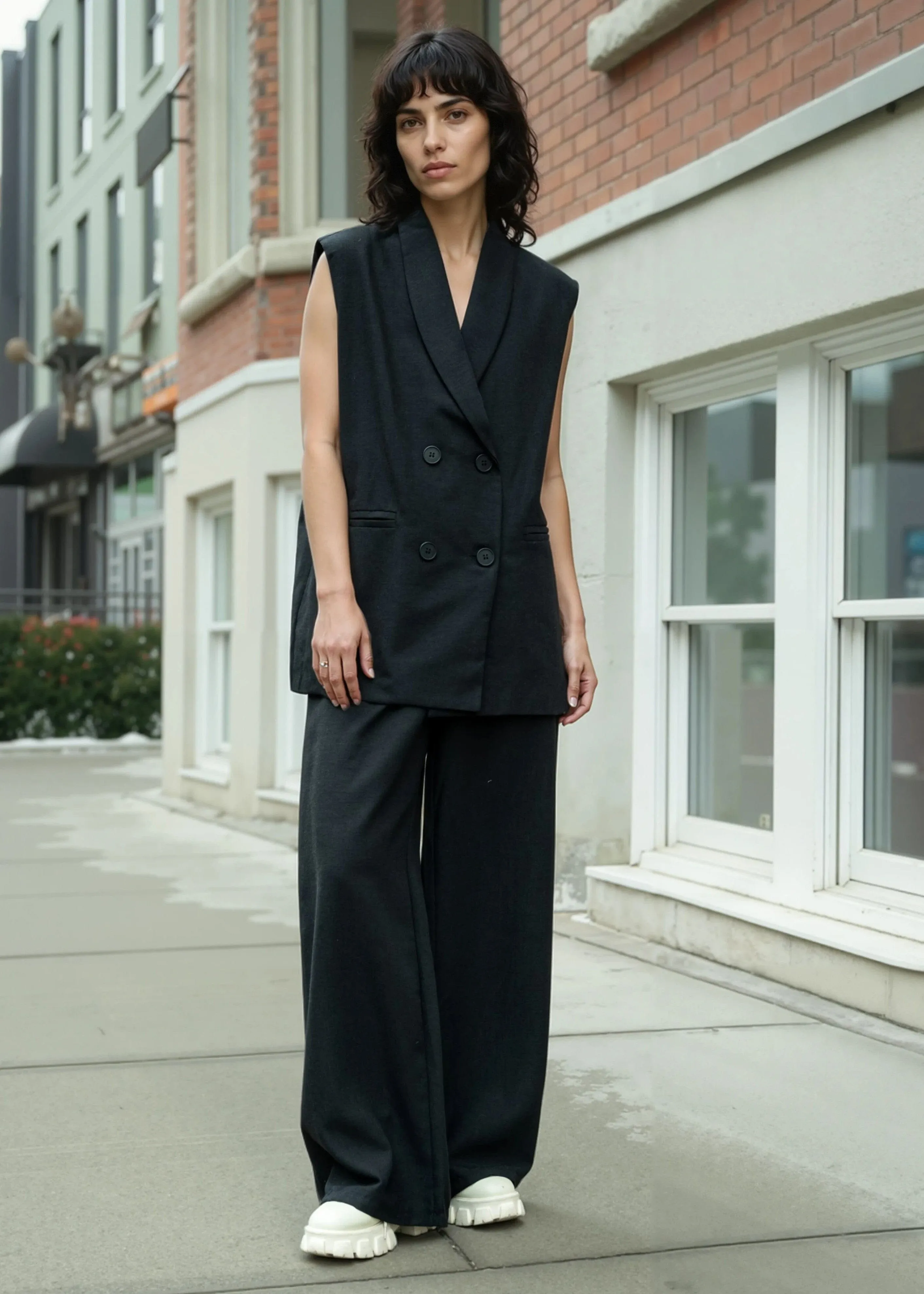 Belted Blazer Vest Pant Suit sold by Kate Hewko product image thumbnail 2
