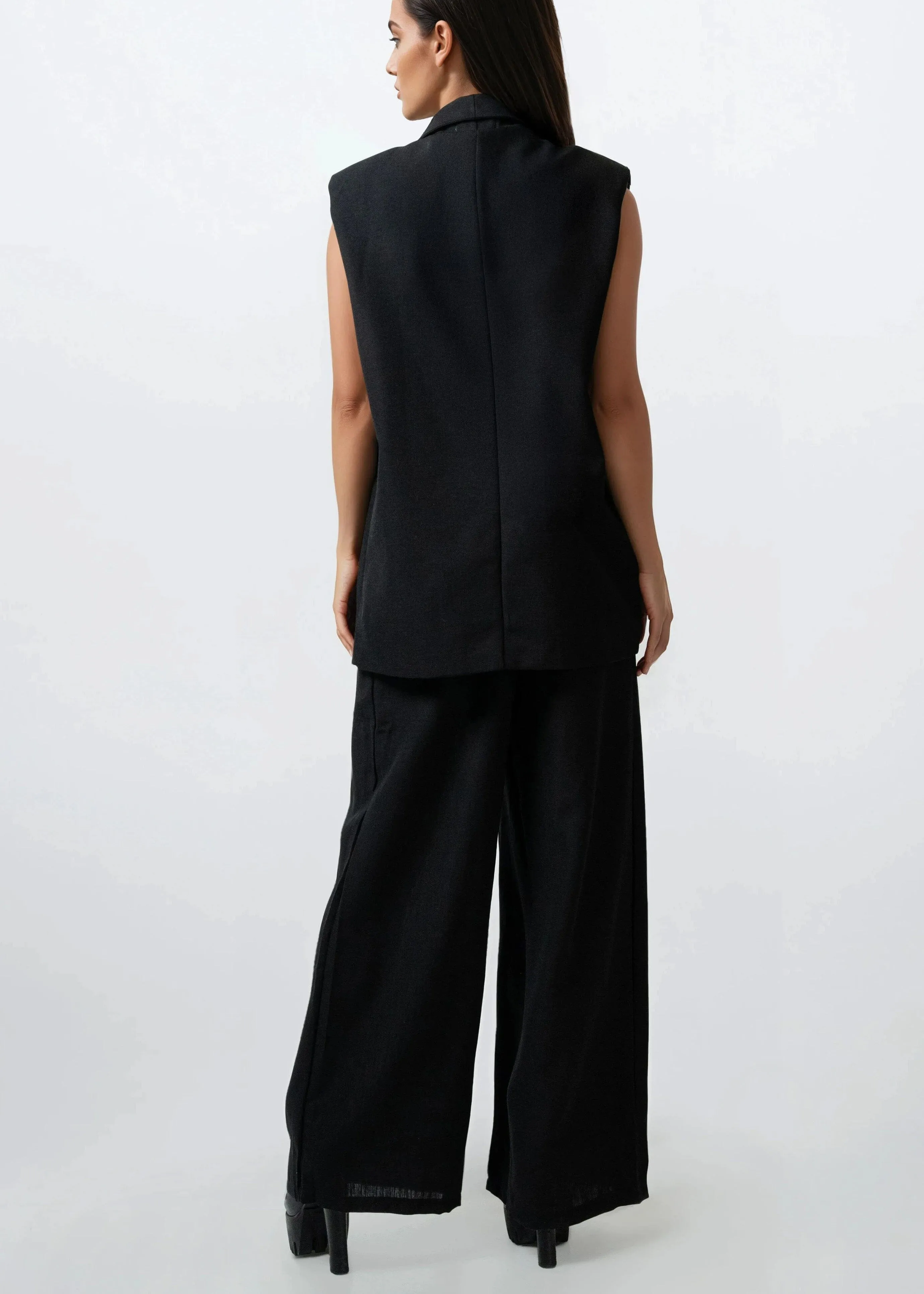 Belted Blazer Vest Pant Suit sold by Kate Hewko product image thumbnail 5