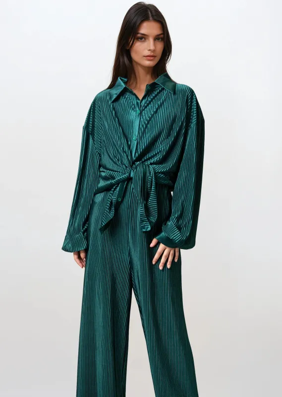Relaxed Pleated Pant Set made by Kate Hewko