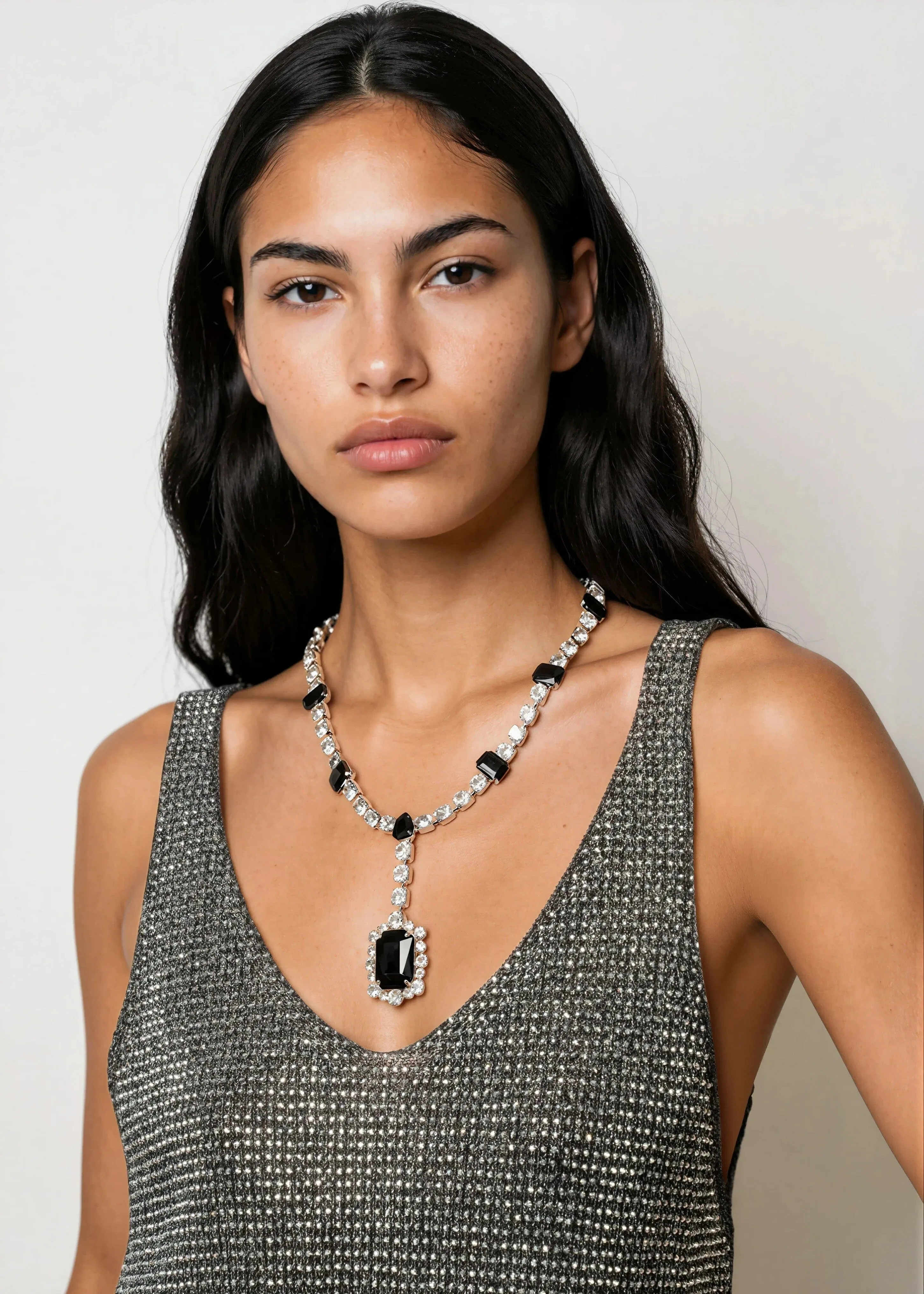 3 Piece Layered Gemstone Necklace sold by Kate Hewko product image thumbnail 3